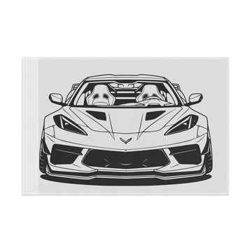 Corvette C8 (2020+) Garage Flag