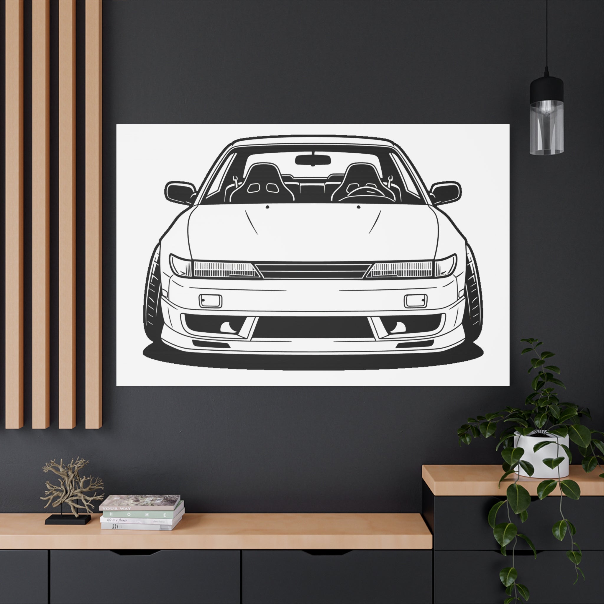Nissan Silvia S13 Canvas Wall Art