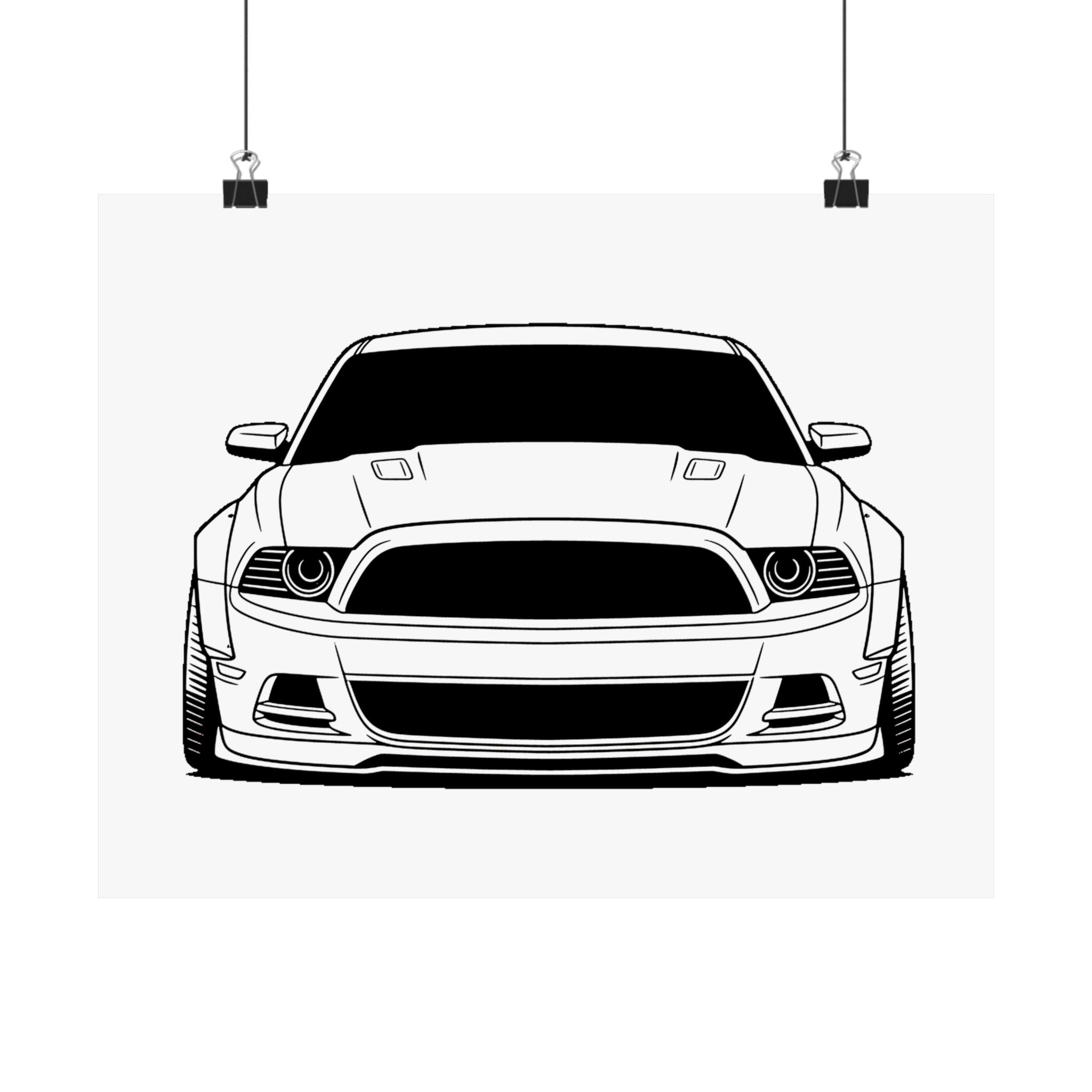 Ford Mustang GT (S197) Poster