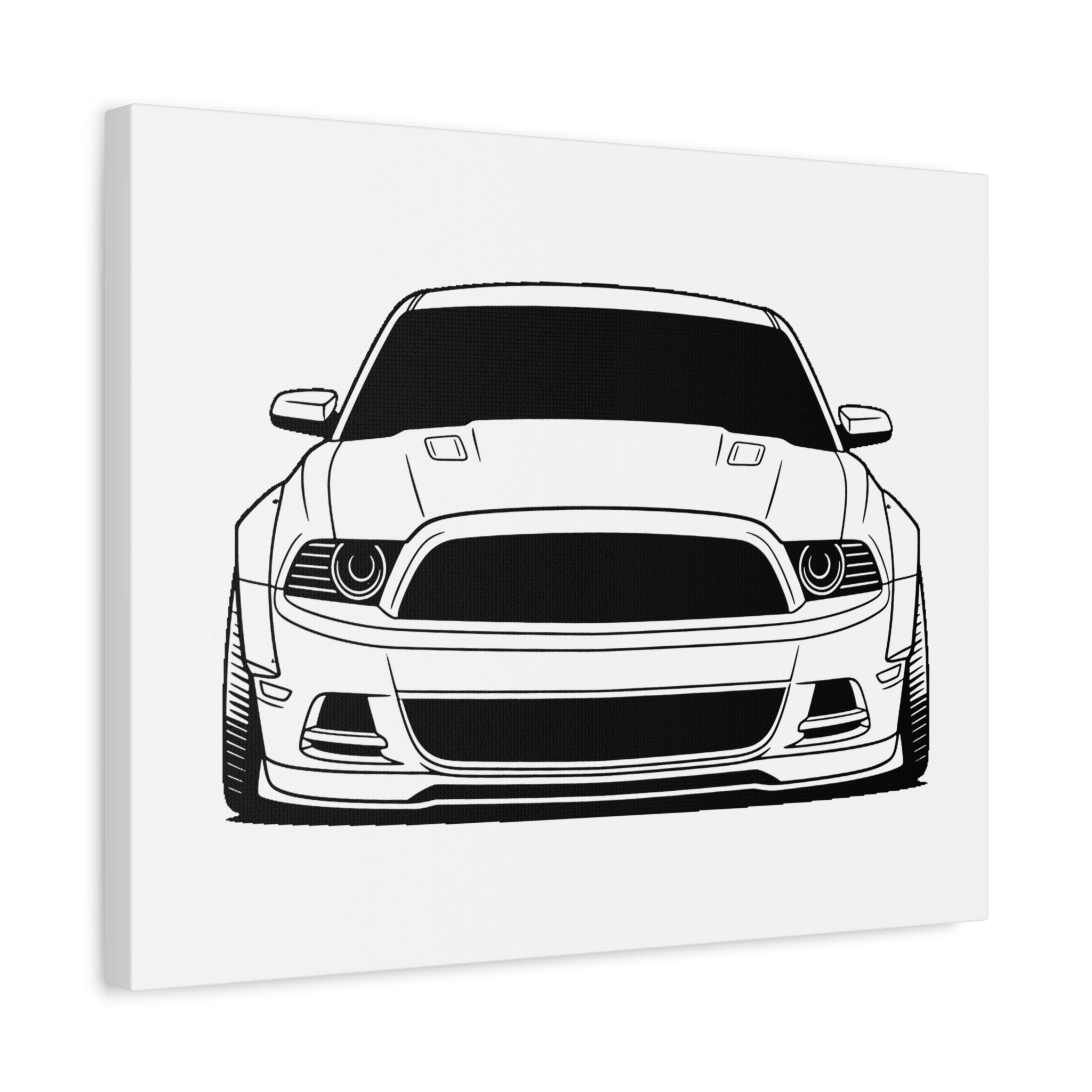 Ford Mustang GT (S197) Canvas Wall Art