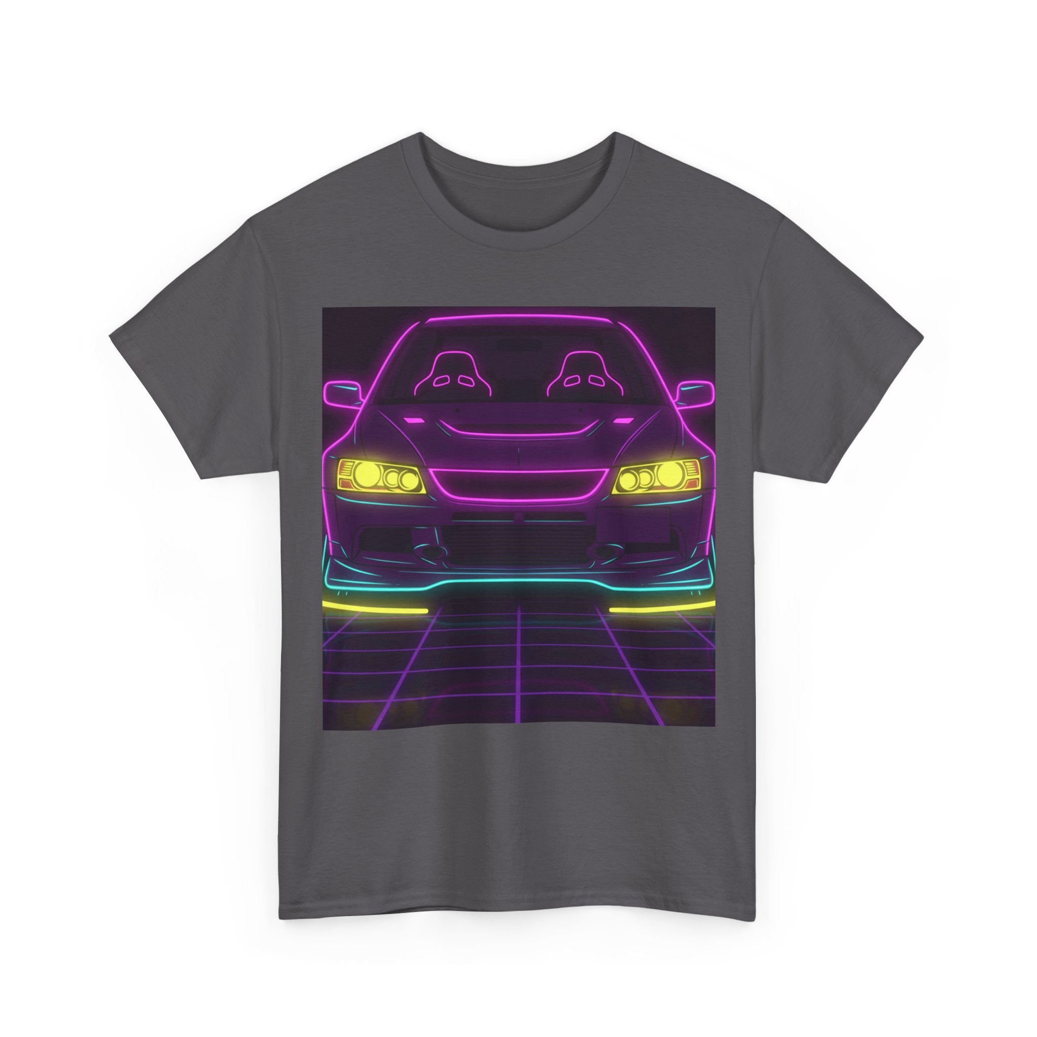 Mitsubishi Evo IX (2005-07) Neon Synthwave Unisex Tee