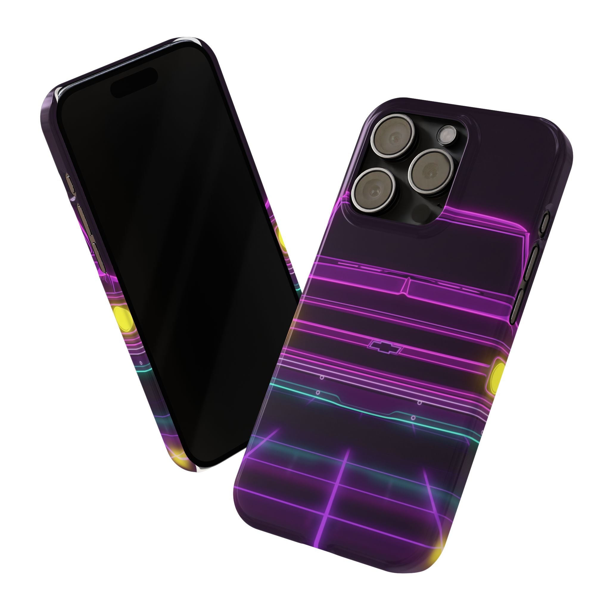 Chevy C10 Pickup (1967-72) Pro-Touring Neon Synthwave Phone Case