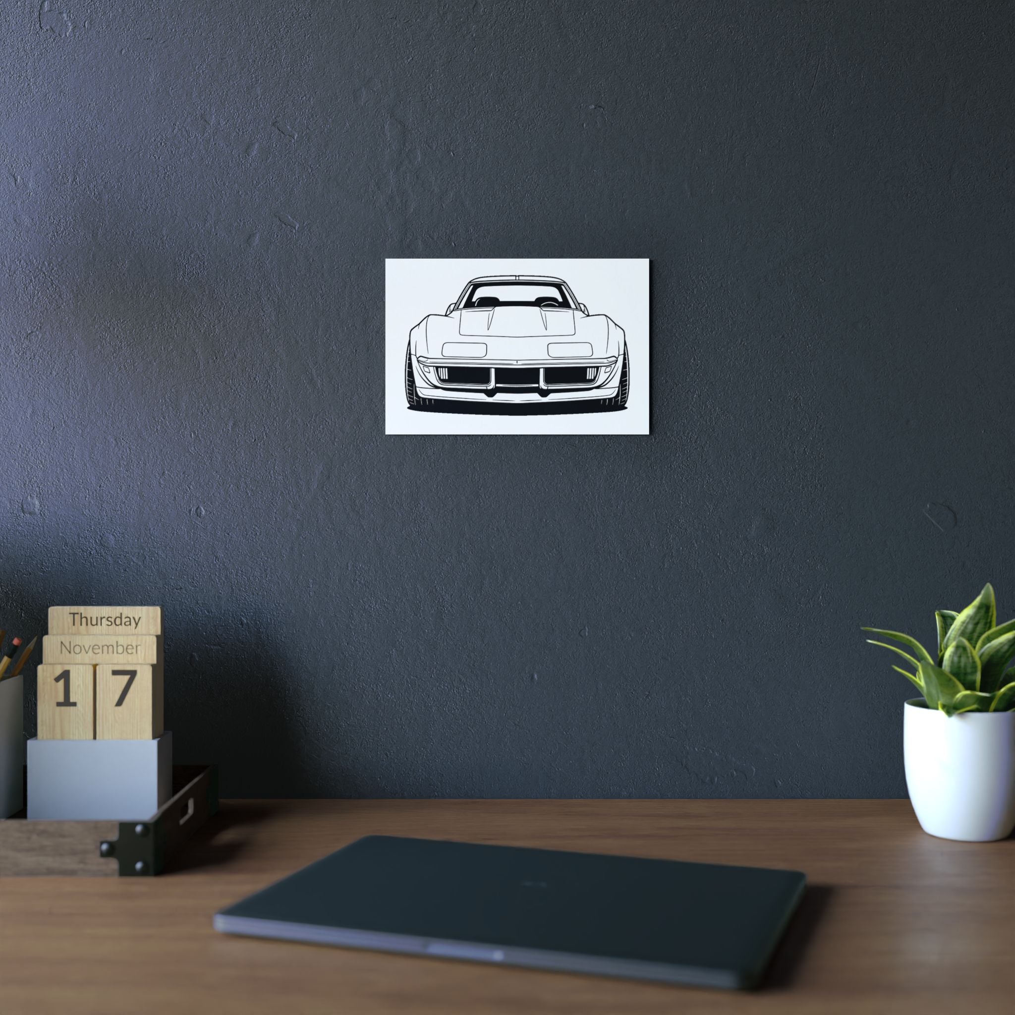 1969 Corvette Stingray C3 Metal Wall Sign