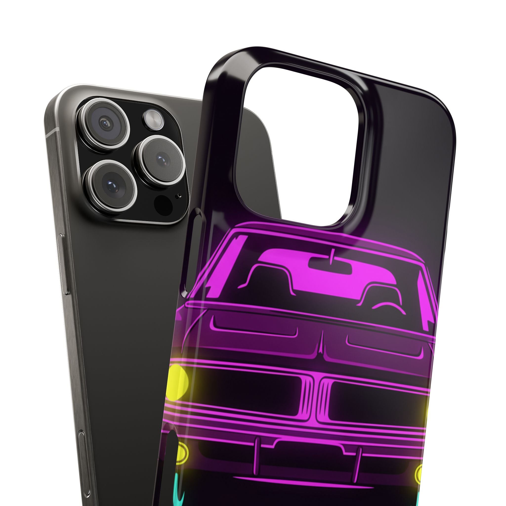 Dodge Charger R/T (1968-70) Resto-Mod Neon Synthwave Phone Case