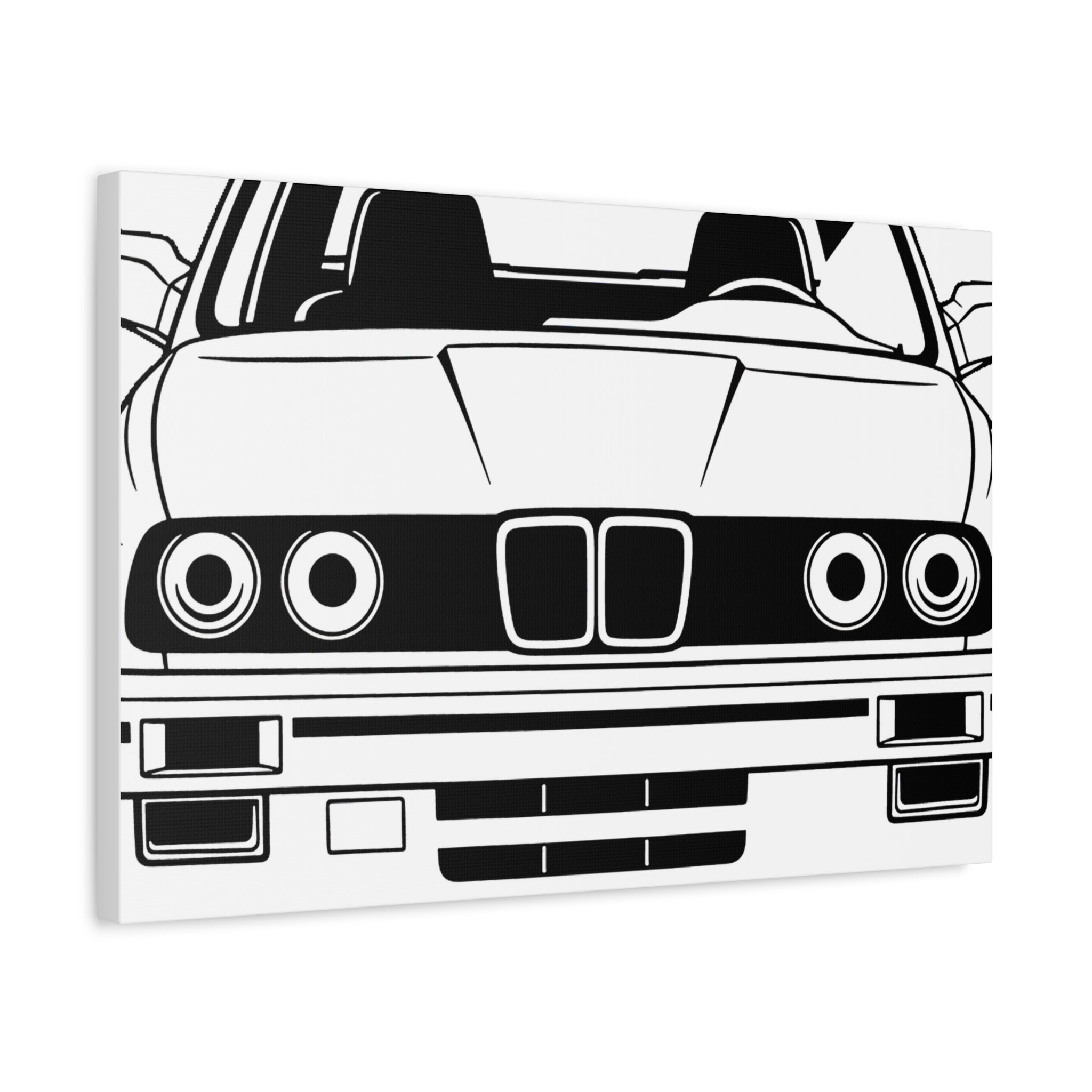 BMW E30 Canvas Wall Art