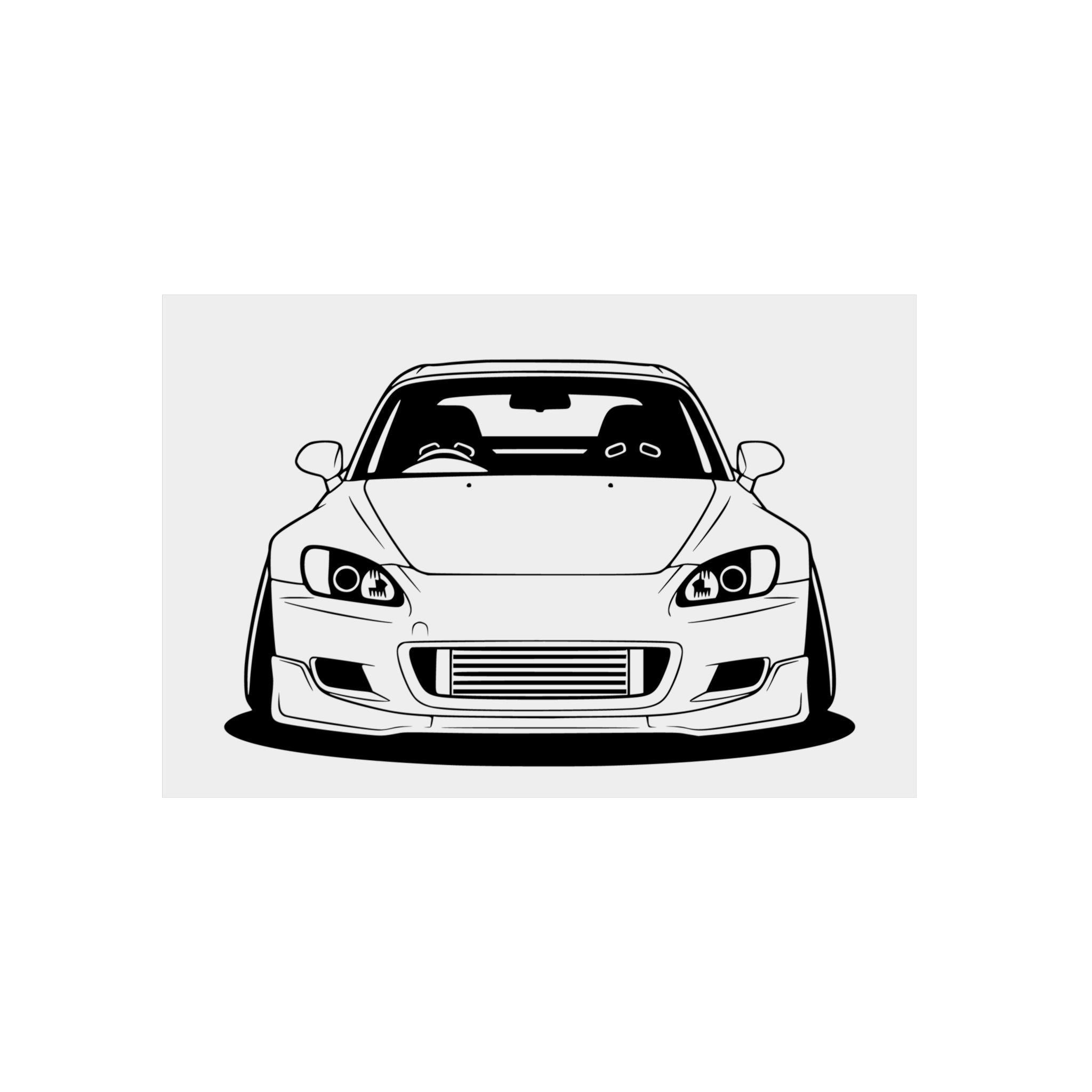 Honda S2000 (1999-09) Metal Wall Sign