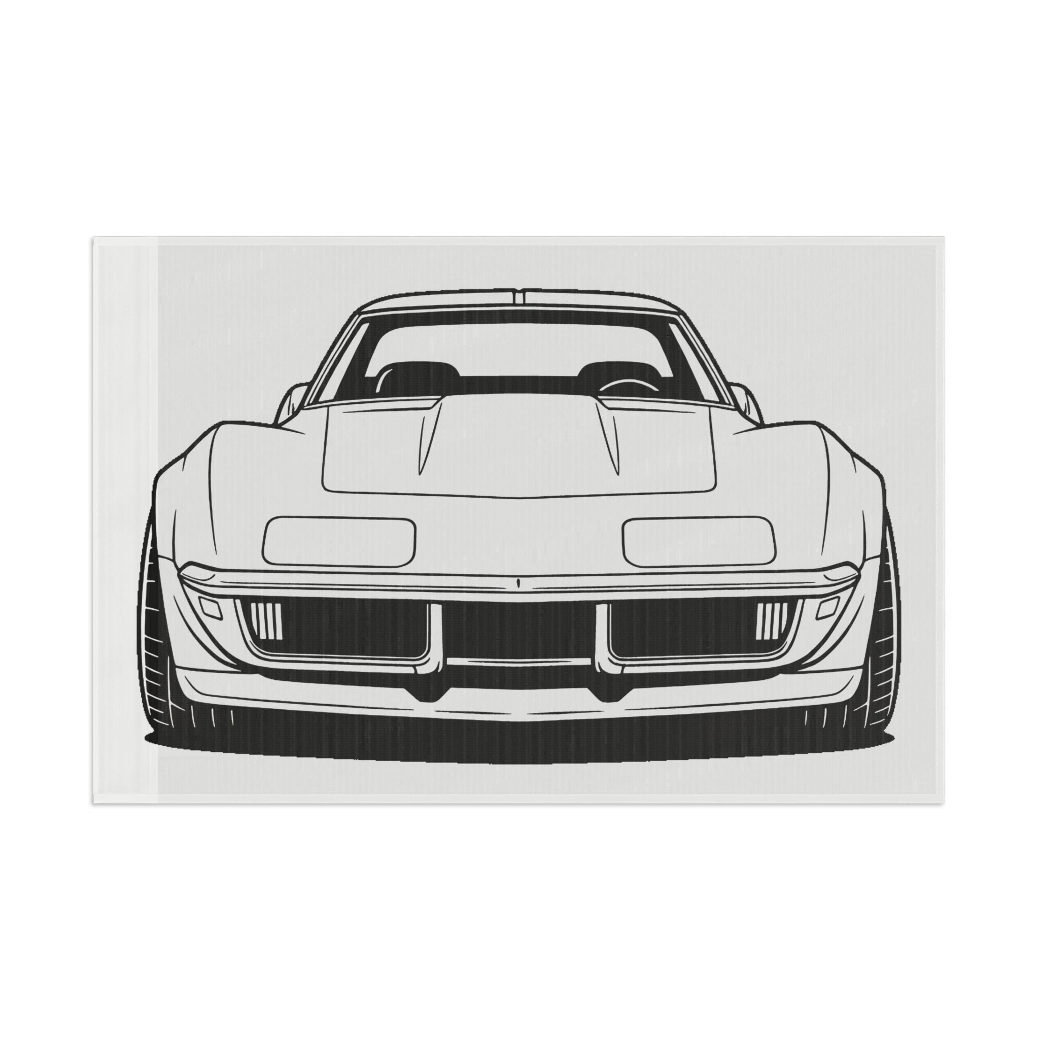 1969 Corvette Stingray C3 Garage Flag