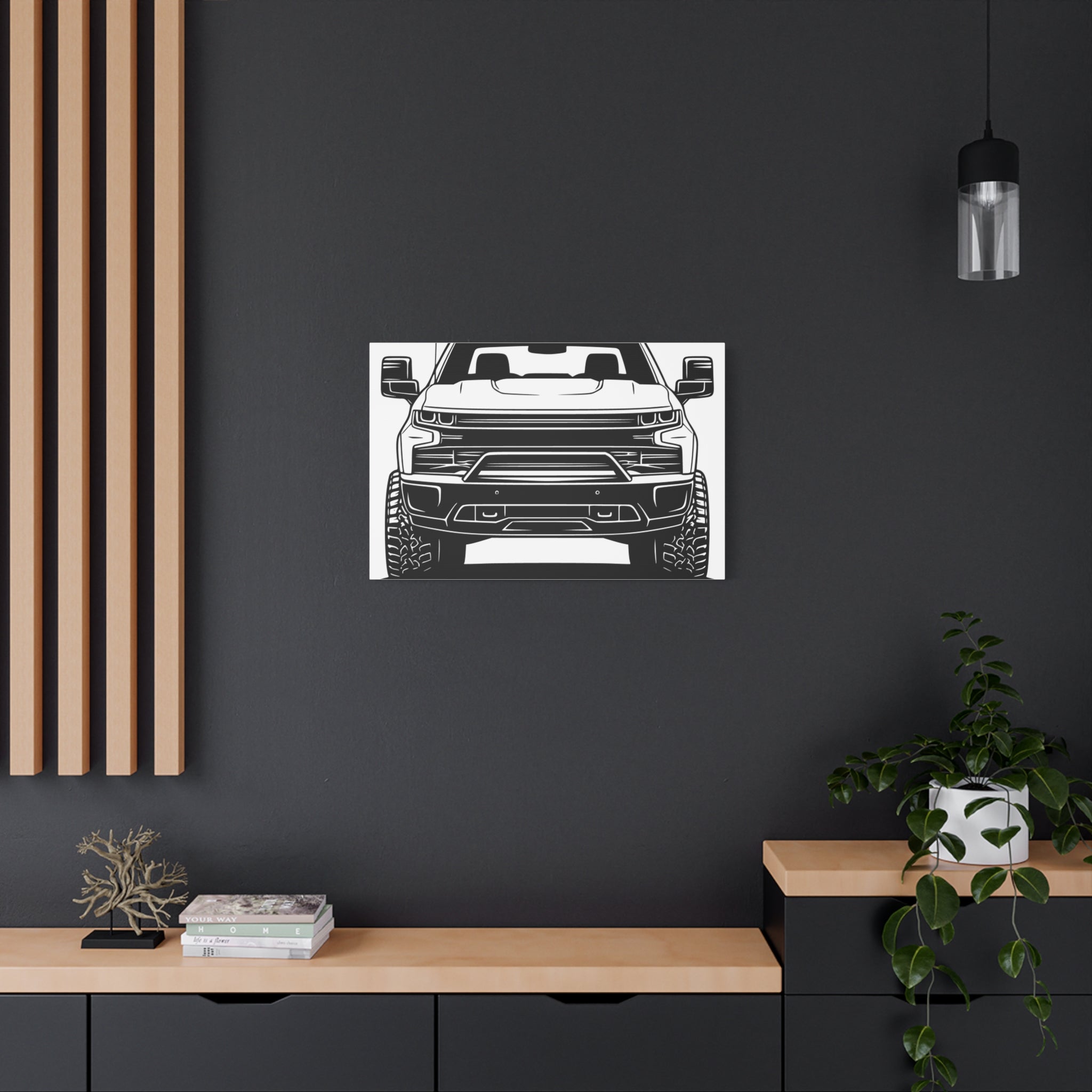 Chevy Silverado Trail Boss (2019+) Canvas Wall Art