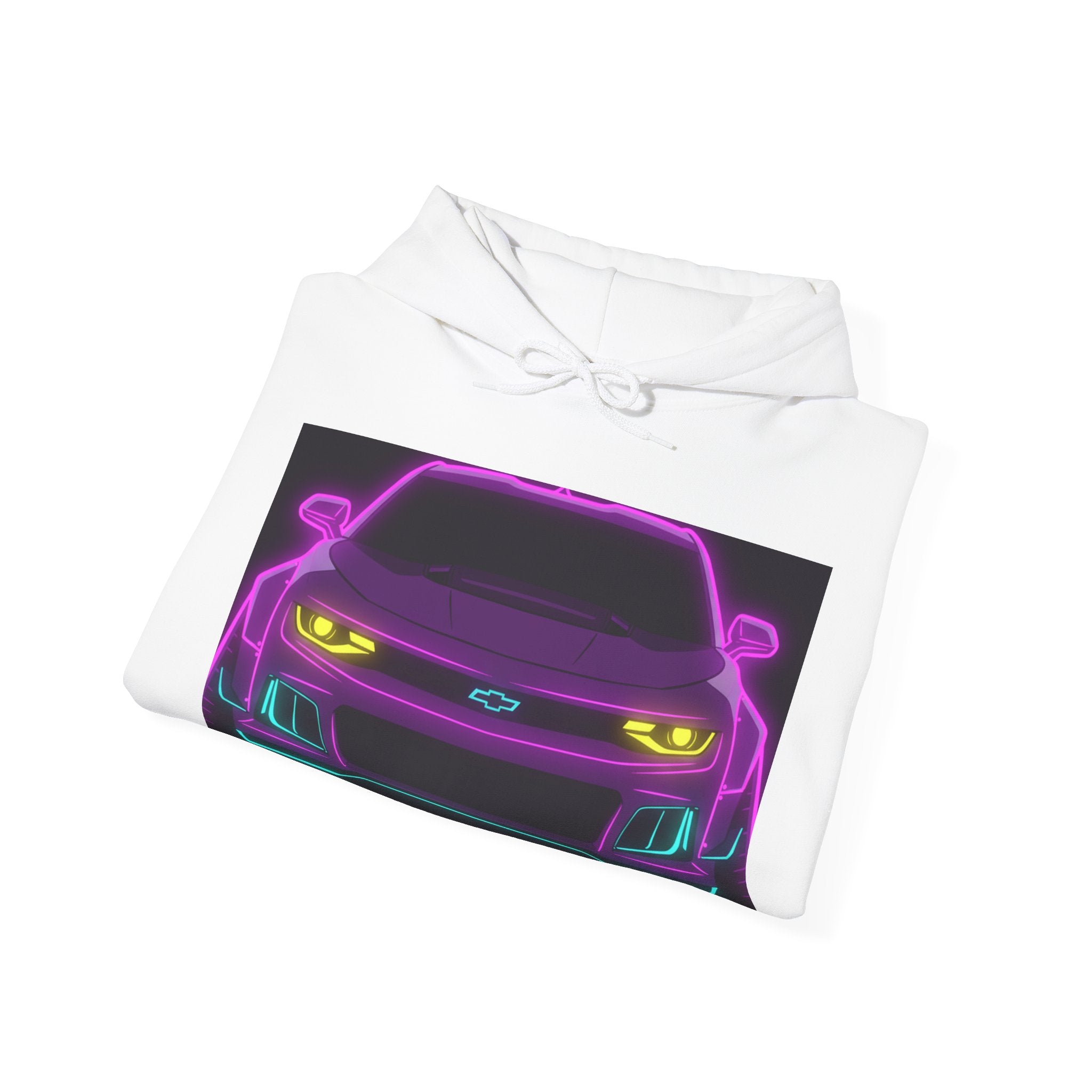 Chevrolet Camaro ZL1 Neon Synthwave Unisex Hoodie