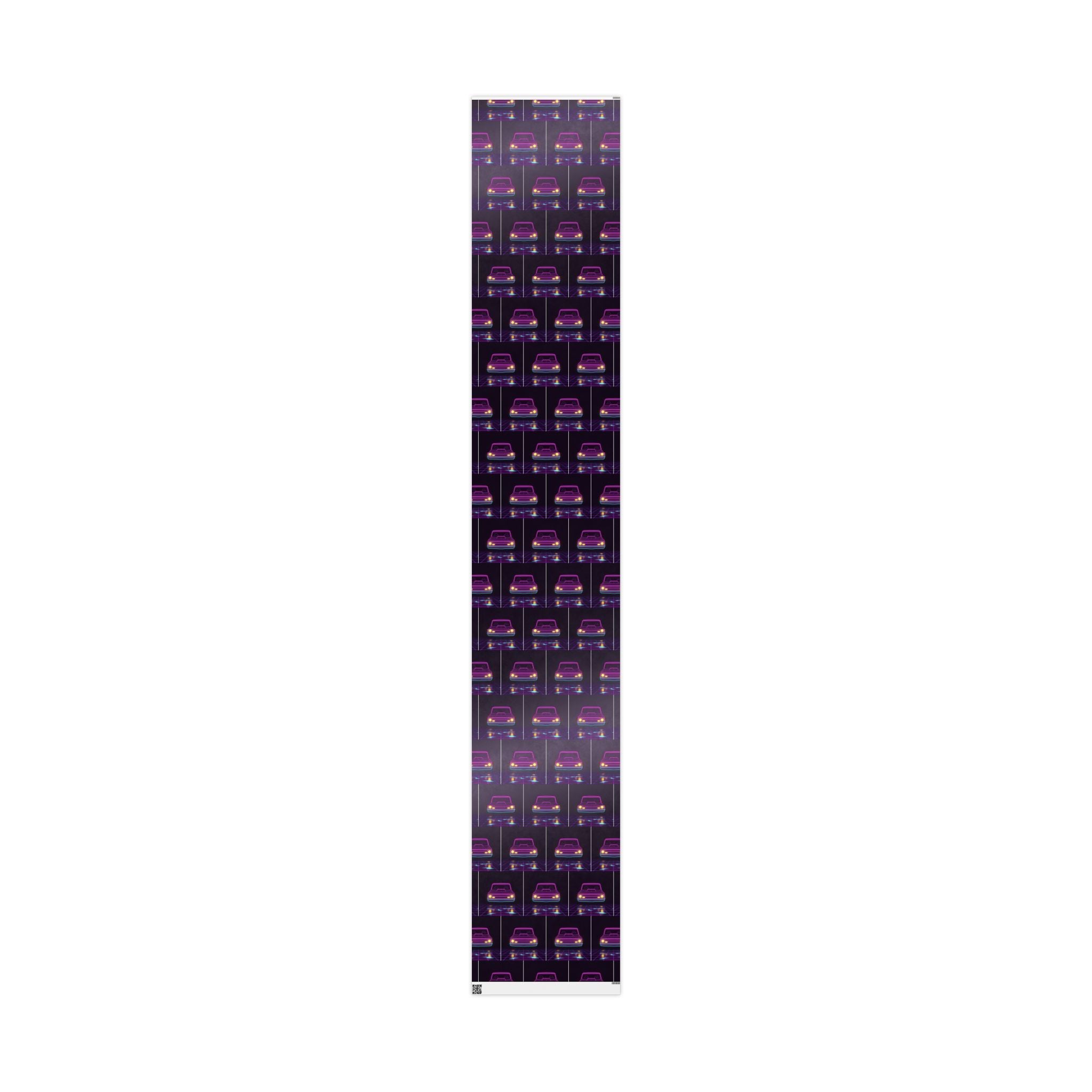 Chevy C10 Pickup (1967-72) Neon Synthwave Gift Wrapping Paper