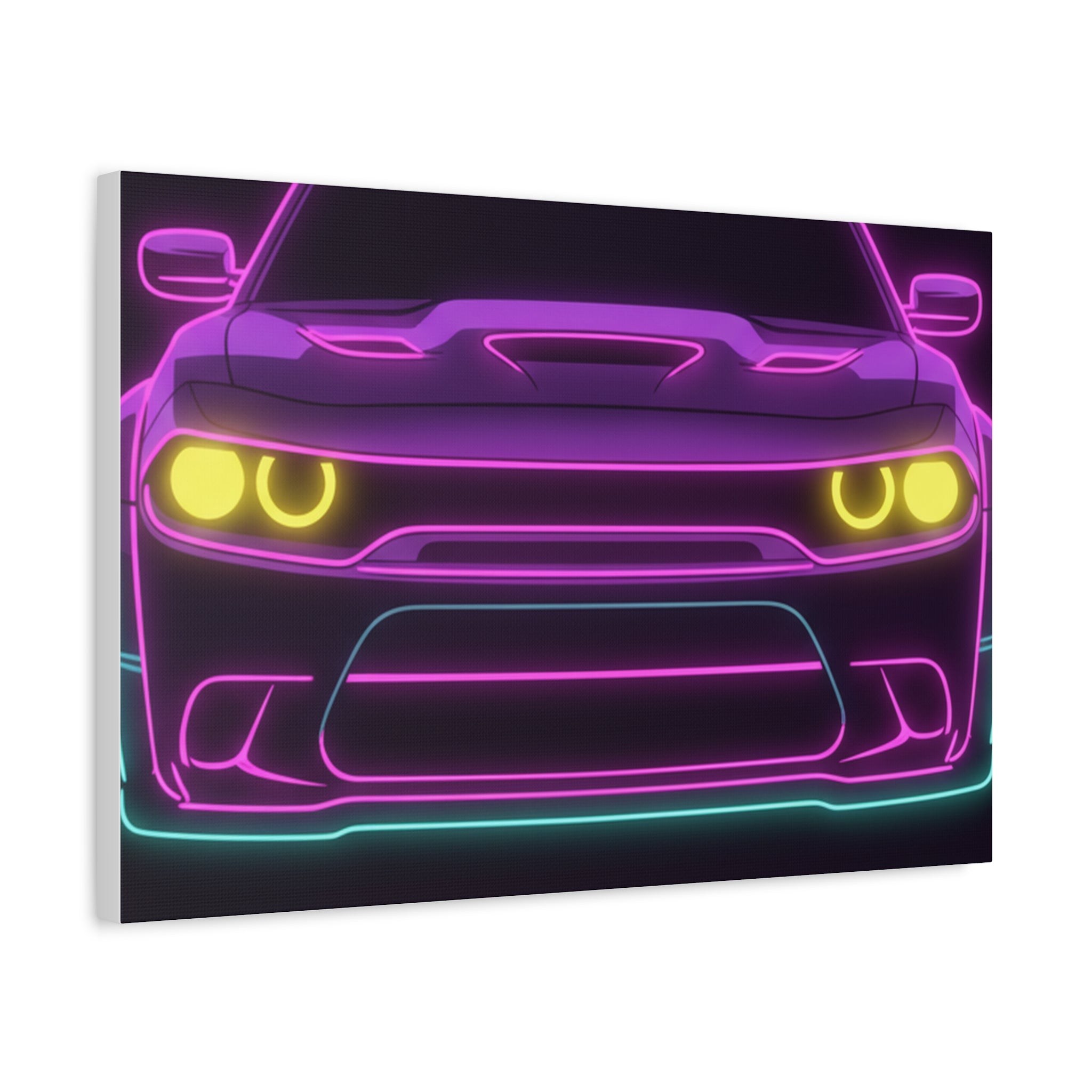 Dodge Challenger SRT Hellcat Canvas Wall Art