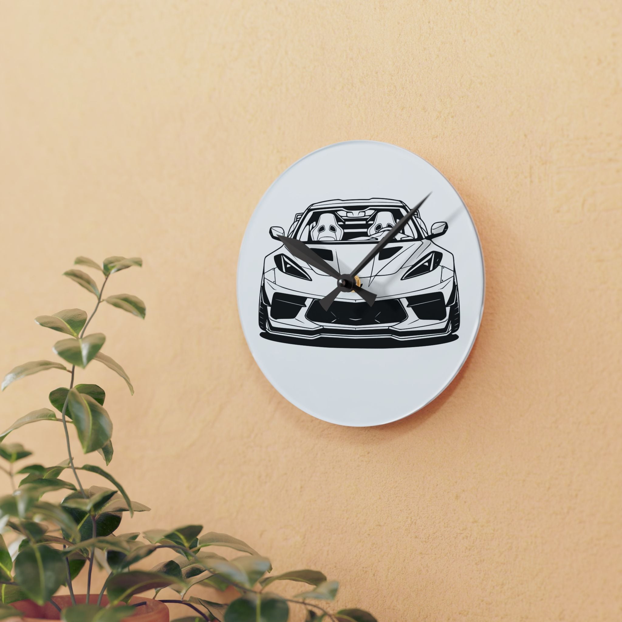 Corvette C8 (2020+) Wall Clock
