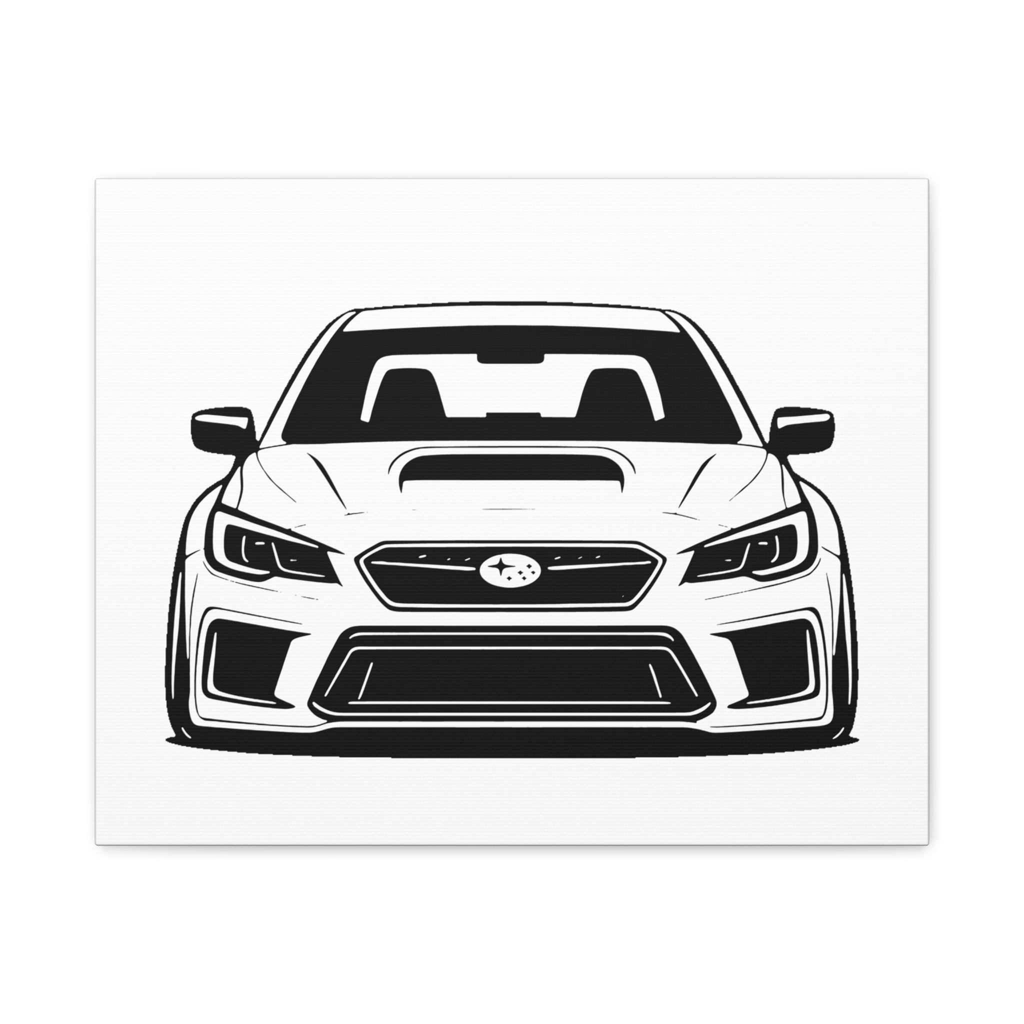 Subaru WRX STI Canvas Wall Art