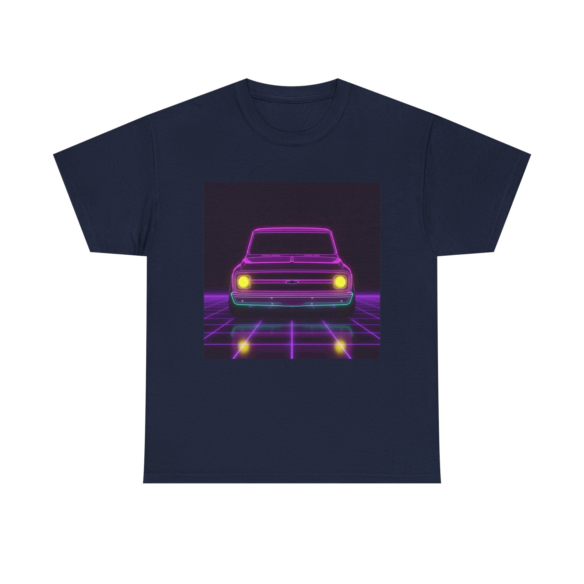 Chevy C10 Pickup (1967-72) Pro-Touring Neon Synthwave Unisex Tee