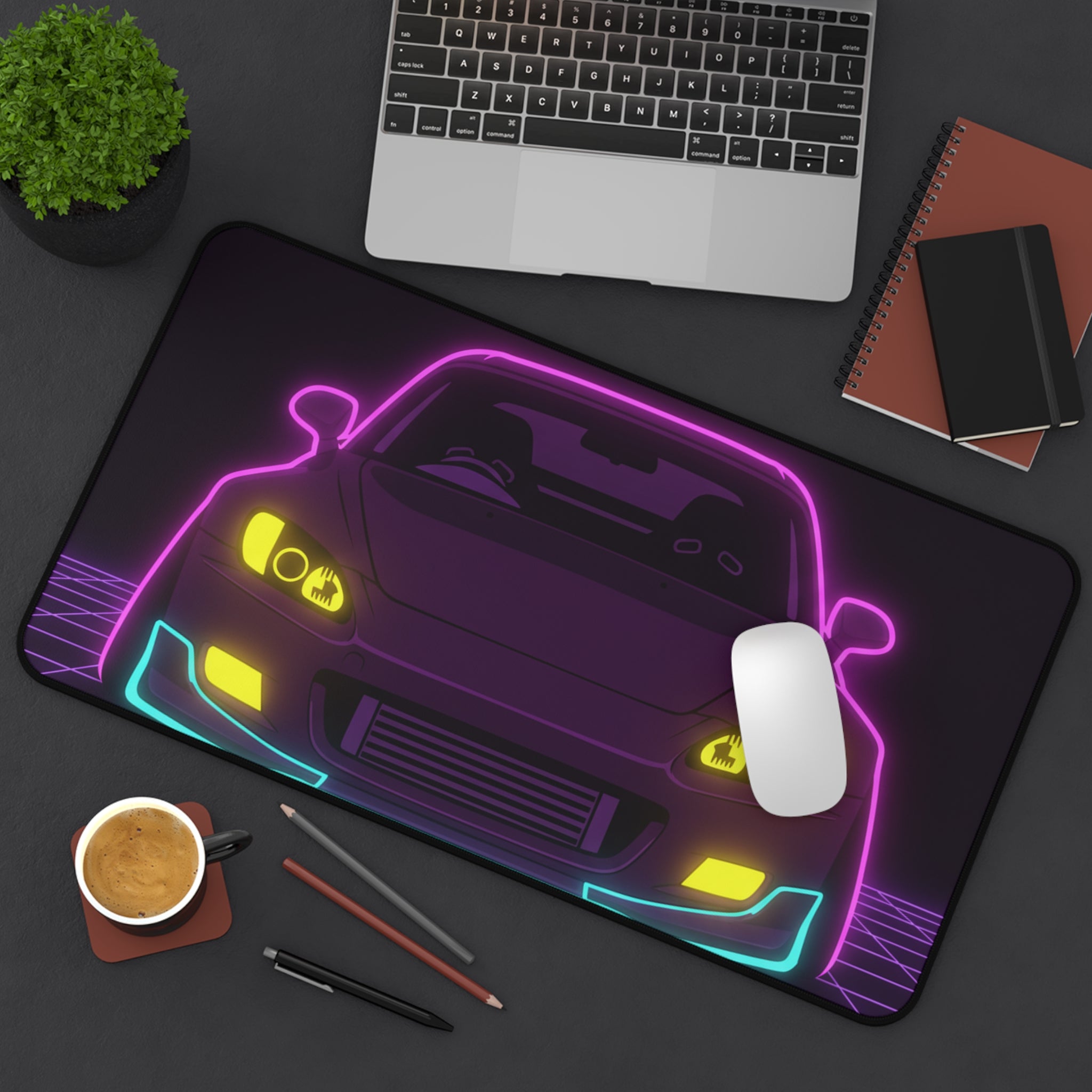 Honda S2000 (1999-09) Neon Synthwave Desk Mat