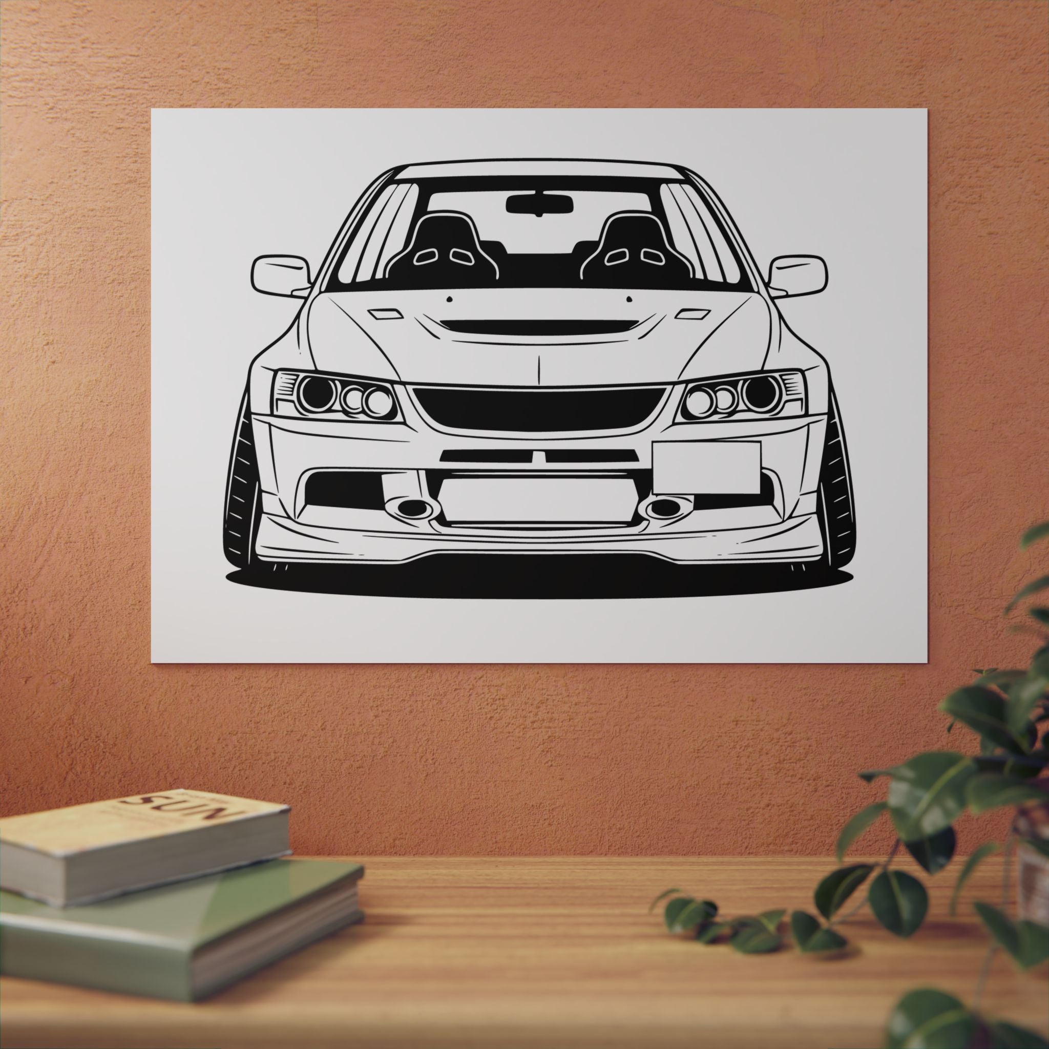Mitsubishi Evo IX (2005-07) Metal Wall Sign