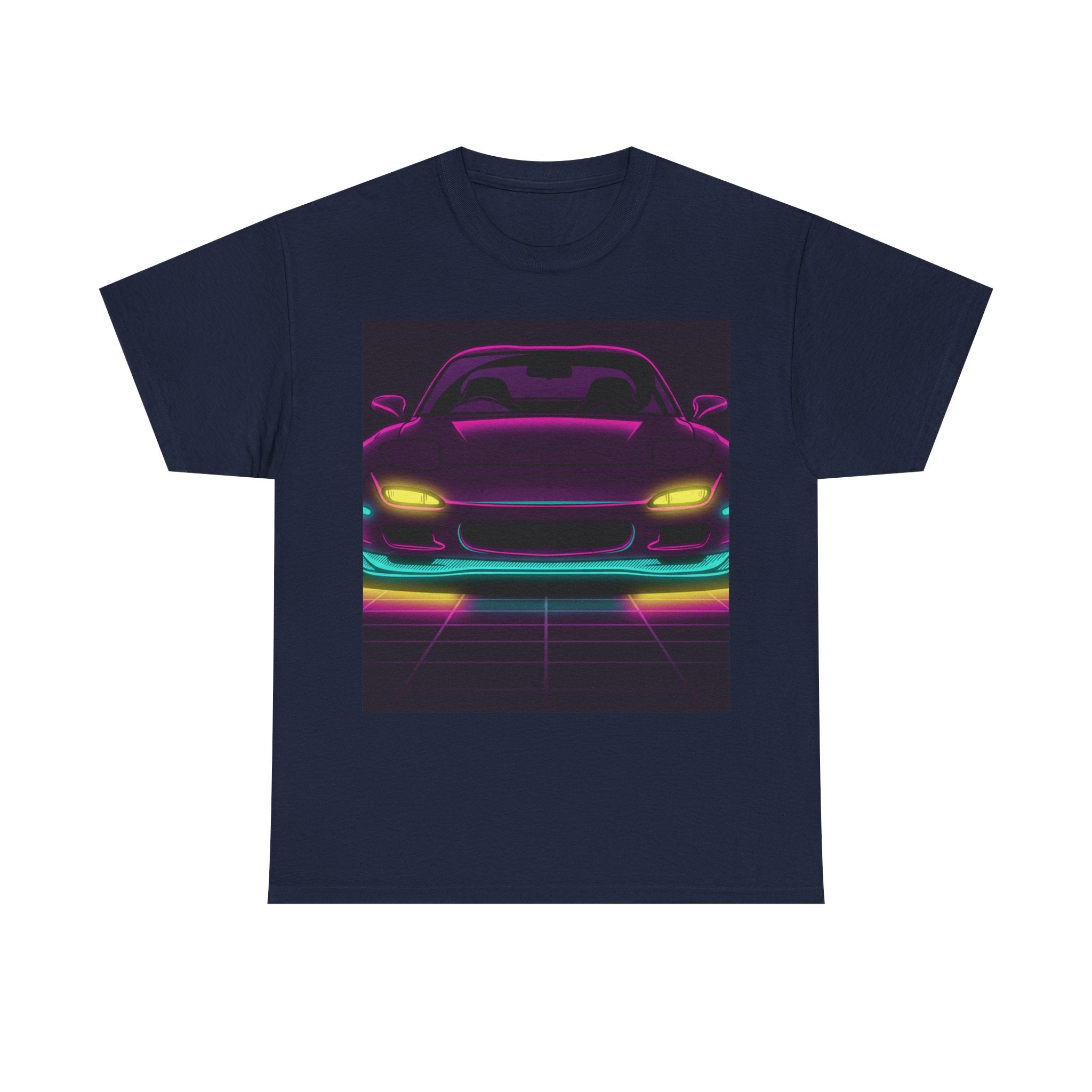 Mazda RX-7 FD Neon Synthwave Unisex Tee