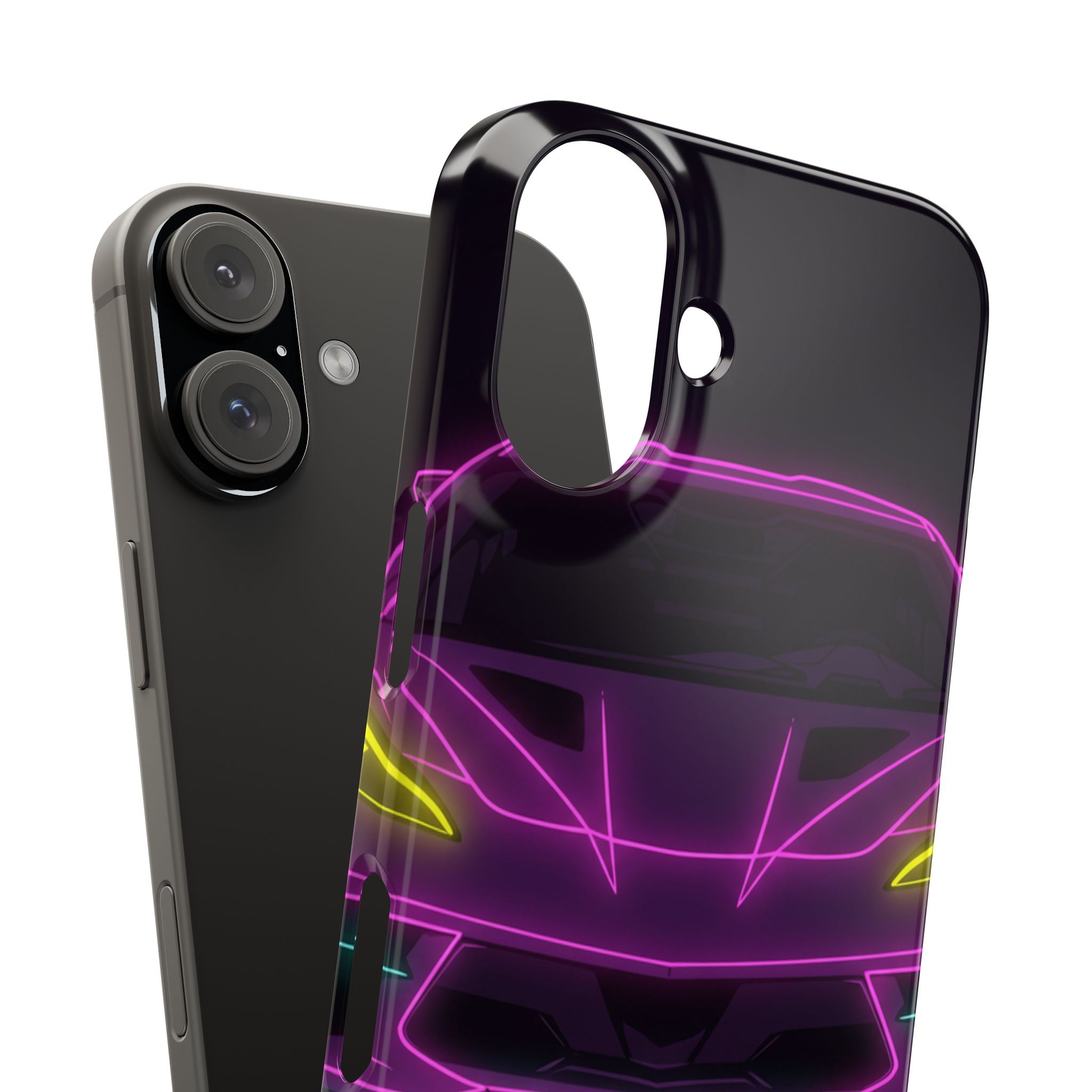 Corvette C8 (2020+) Neon Synthwave Phone Case
