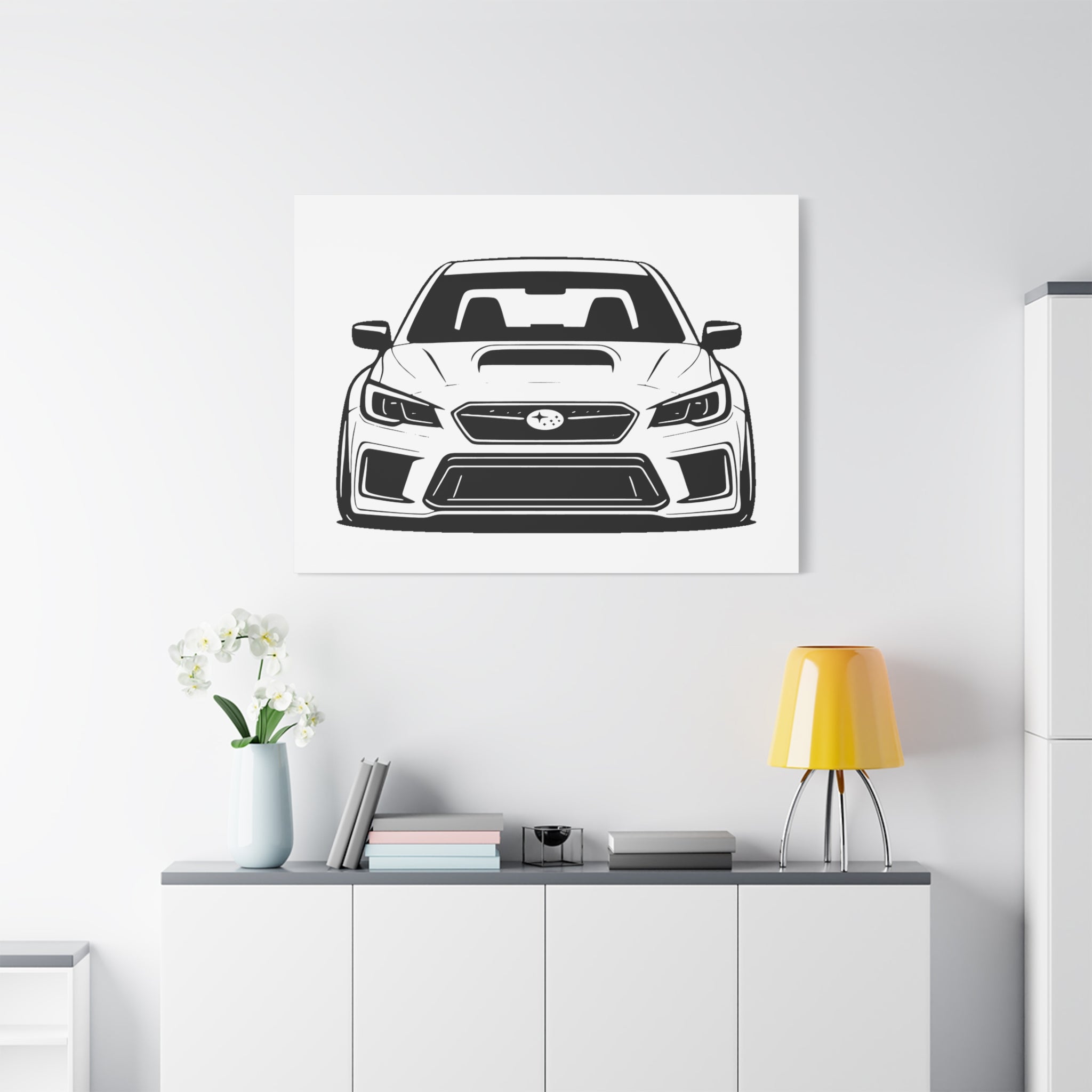 Subaru WRX STI Canvas Wall Art
