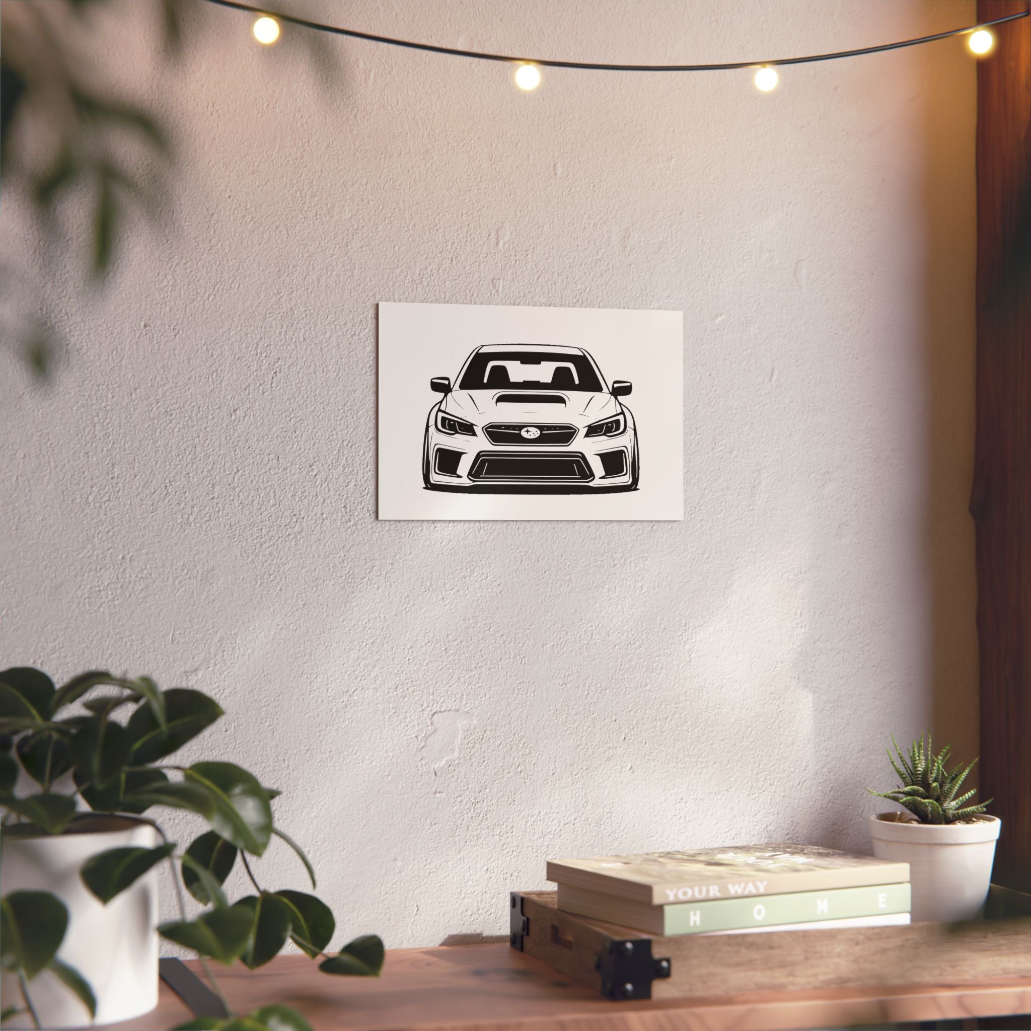 Subaru WRX STI Metal Wall Sign