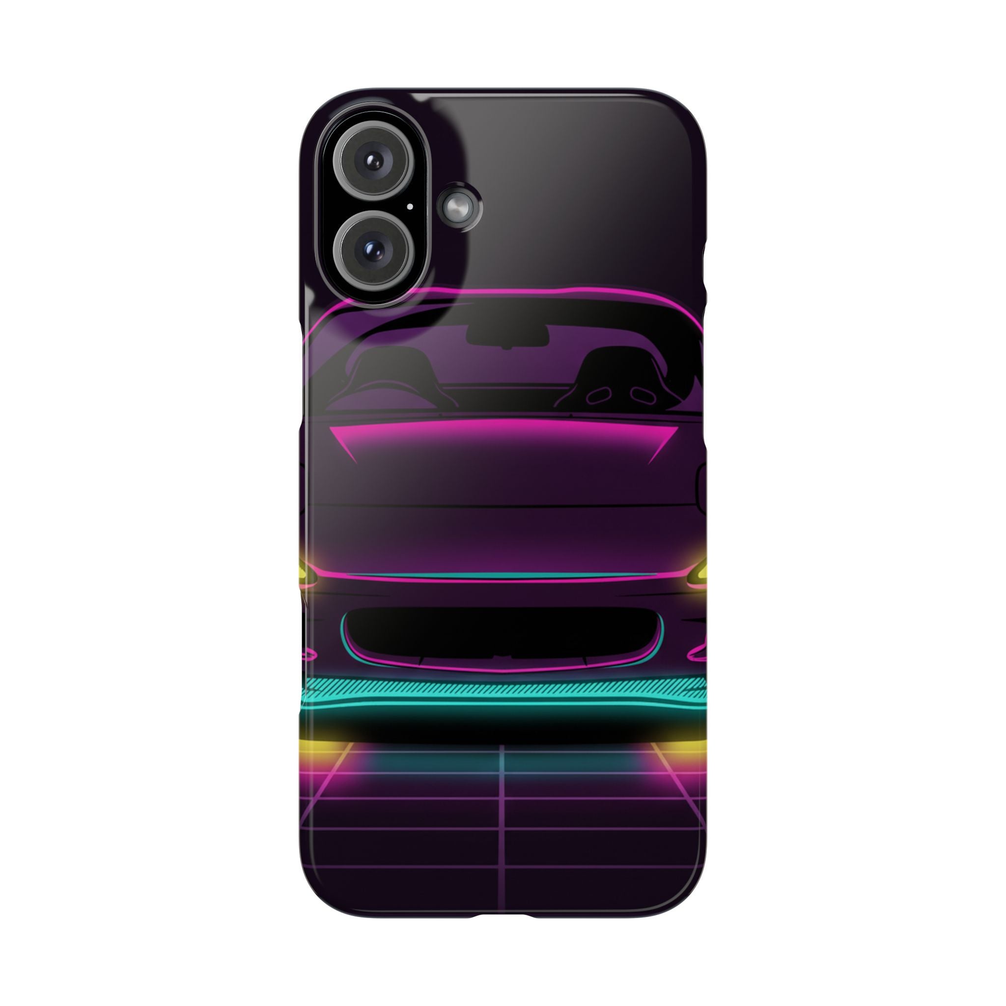 Mazda RX-7 FD Neon Synthwave Phone Case