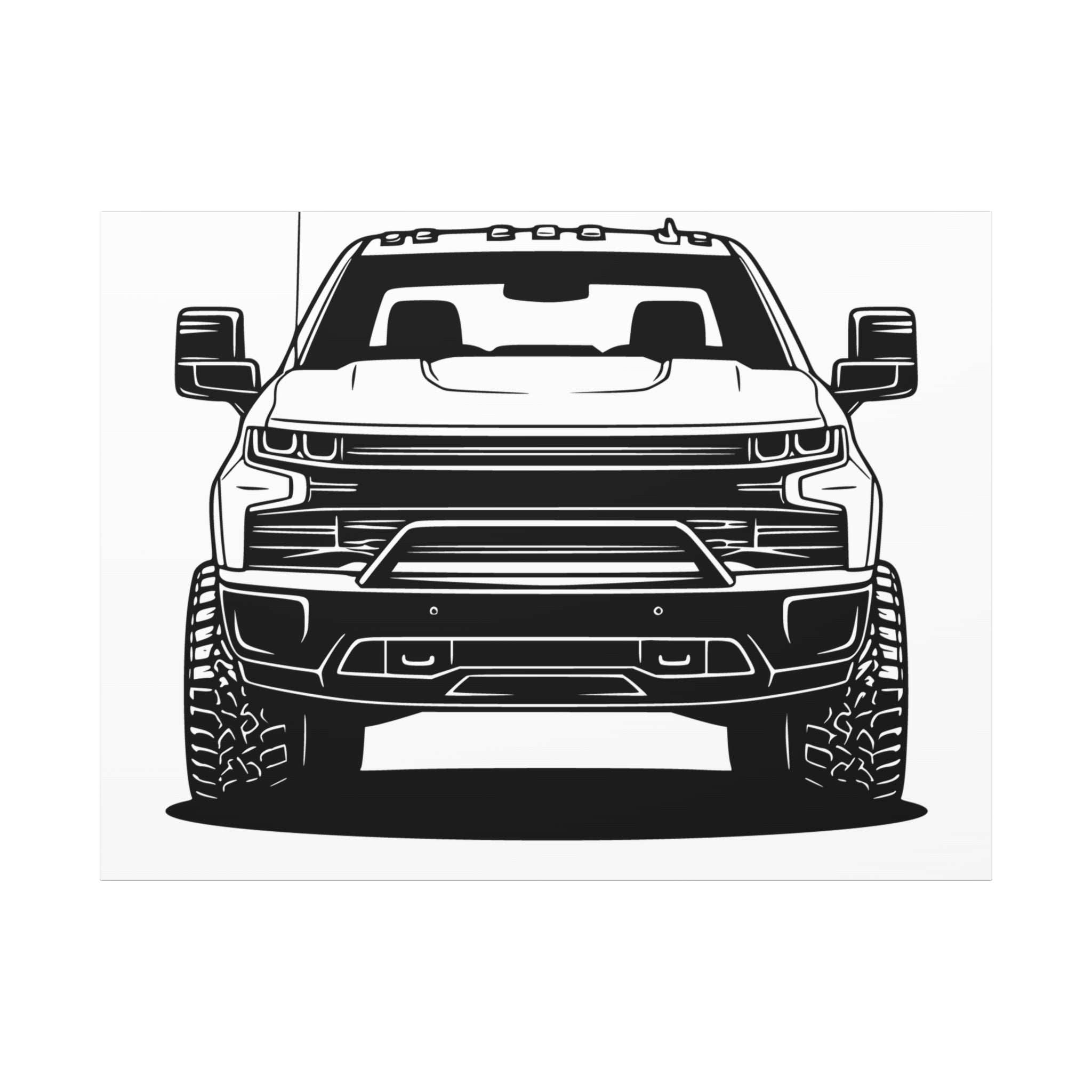 Chevy Silverado Trail Boss (2019+) Canvas Wall Art