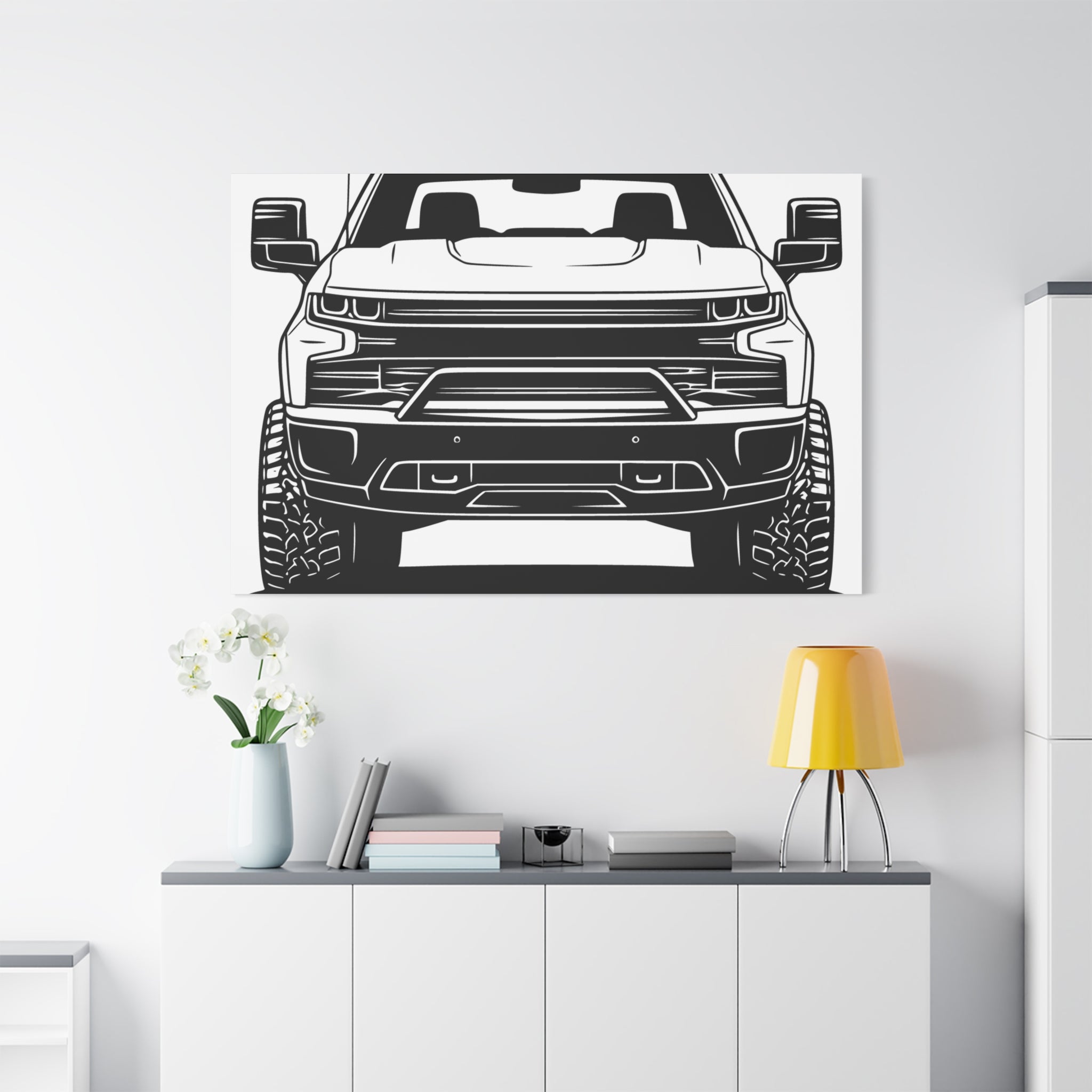Chevy Silverado Trail Boss (2019+) Canvas Wall Art