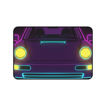 Porsche 964 Singer Neon Synthwave Desk Mat