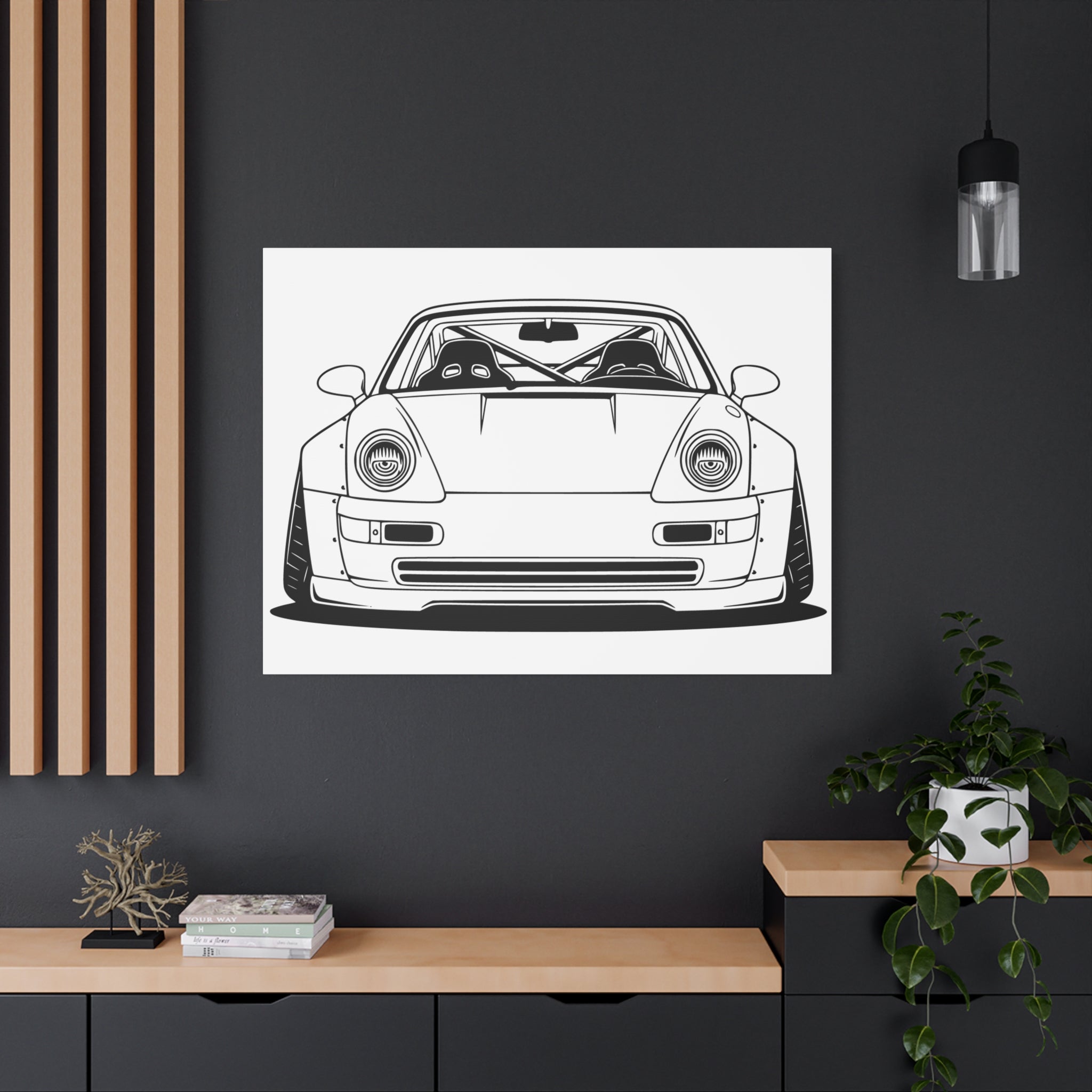 Porsche 964 Turbo Canvas Wall Art