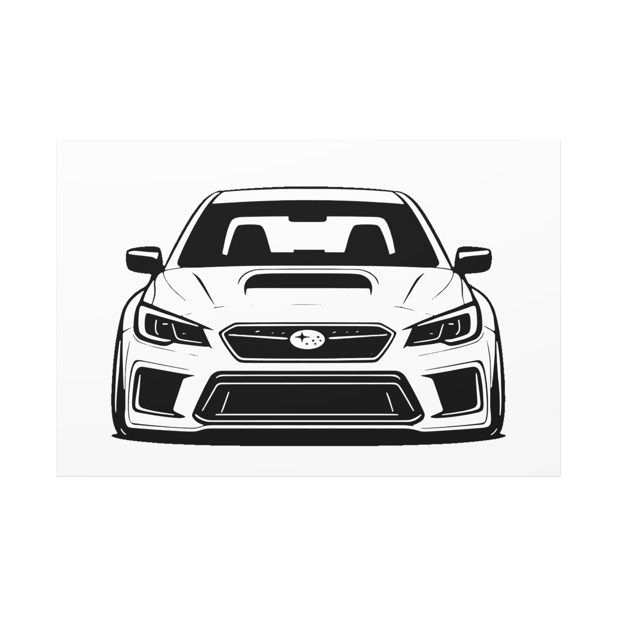 Subaru WRX STI Canvas Wall Art