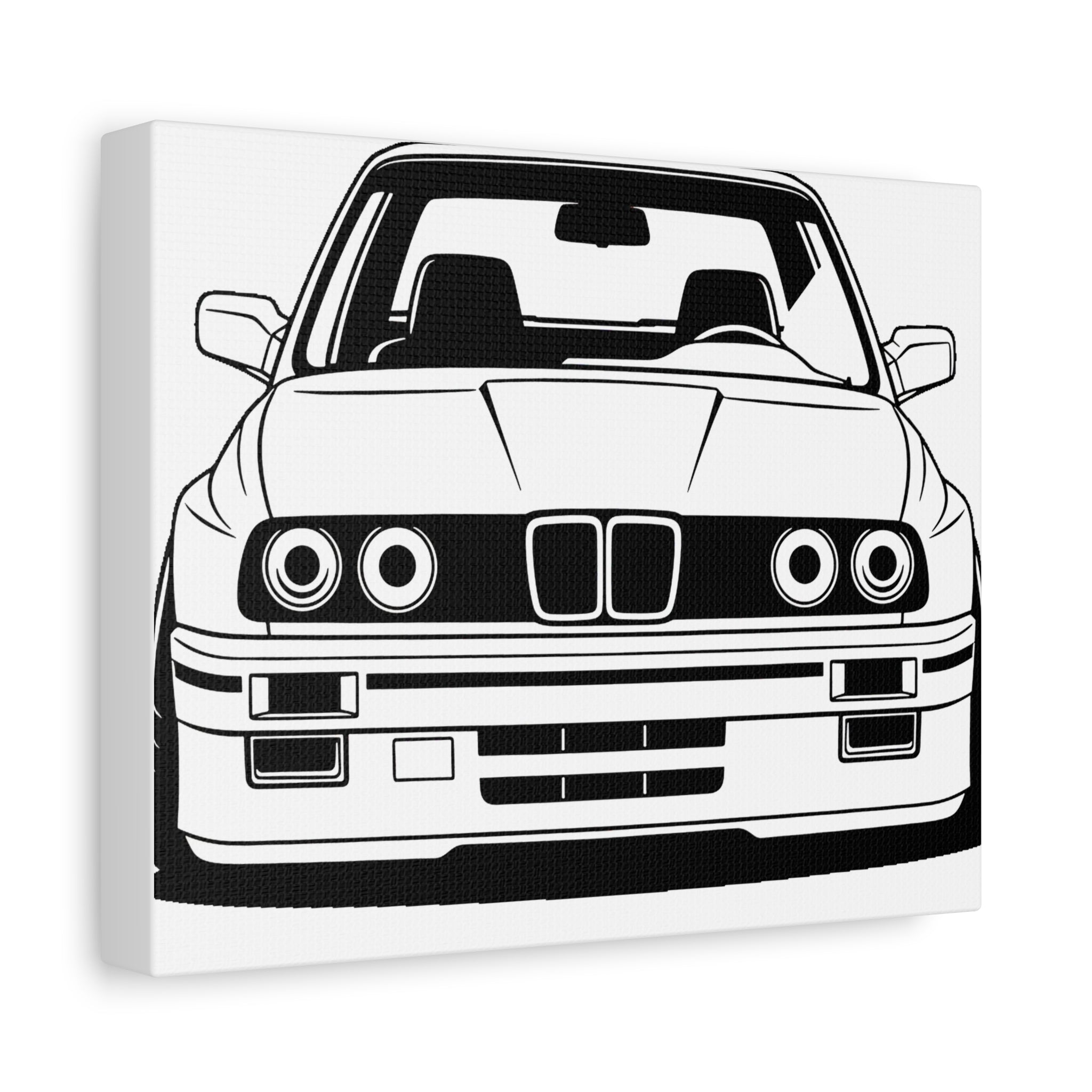 BMW E30 Canvas Wall Art