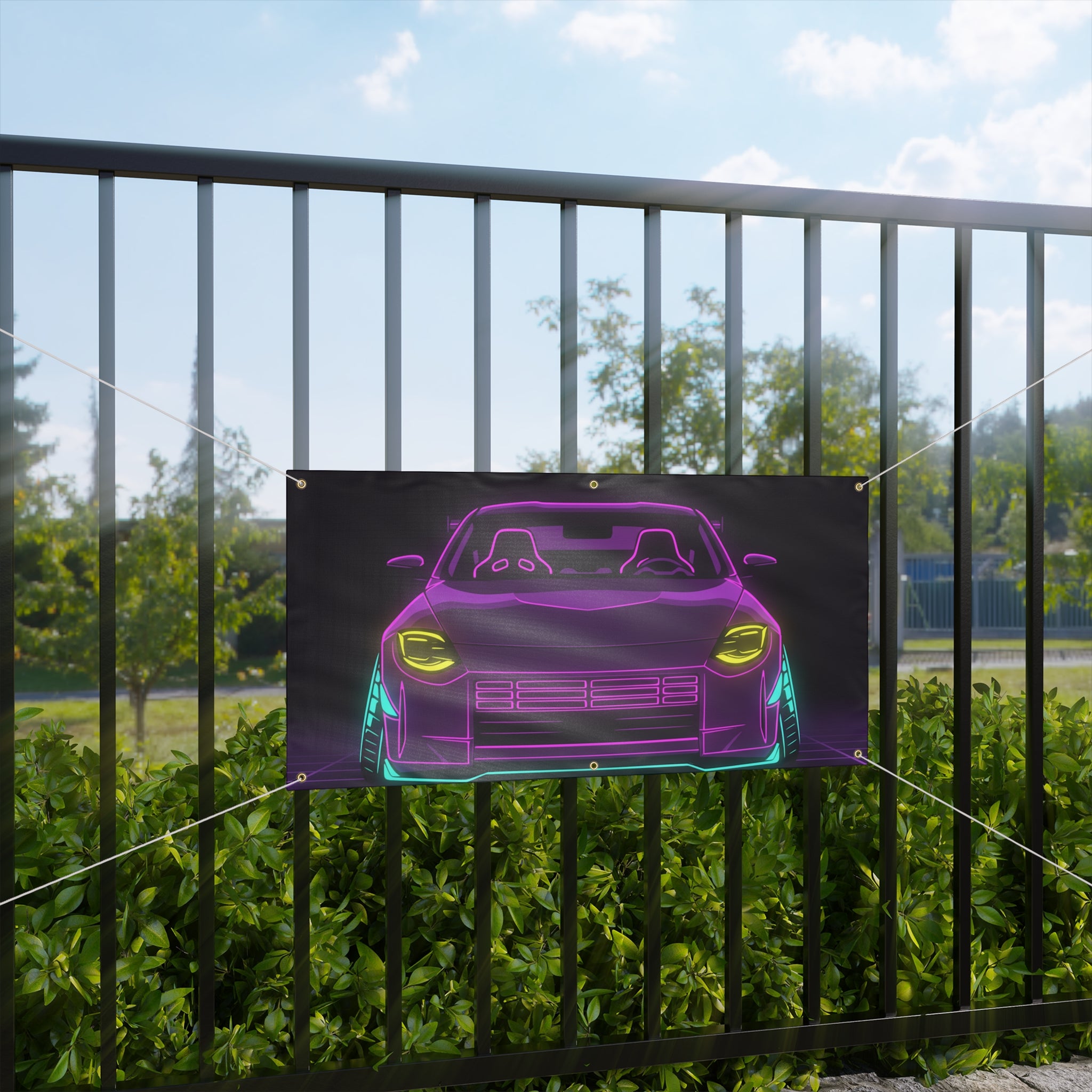 Nissan Z RZ34 (2023+) Neon Synthwave Banner