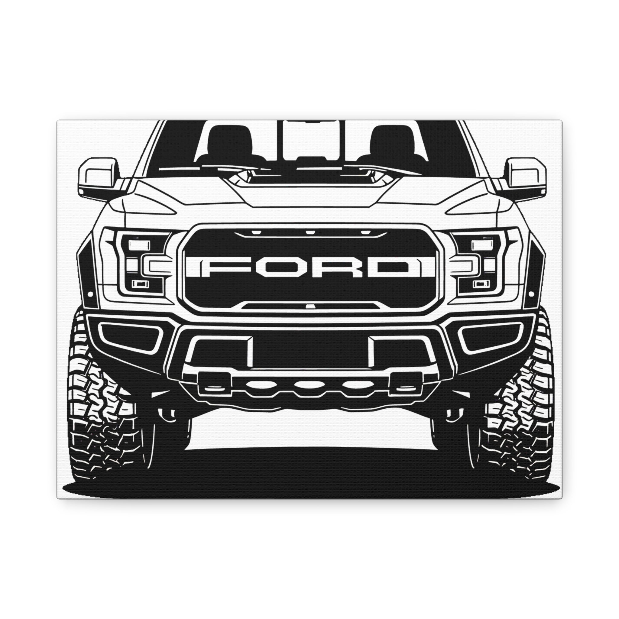 Ford F-150 Raptor Gen 2 Canvas Wall Art