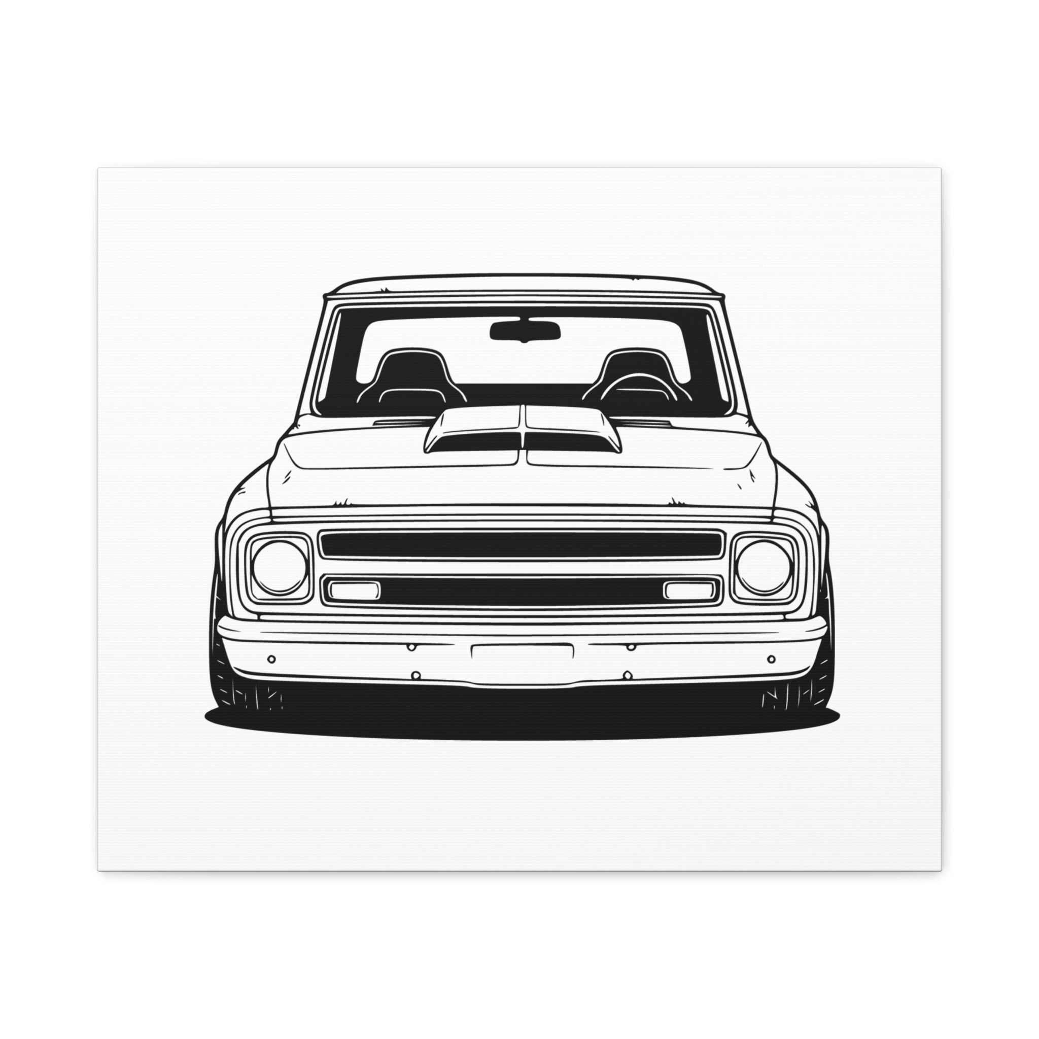 Chevy C10 Pickup (1967-72) Canvas Wall Art