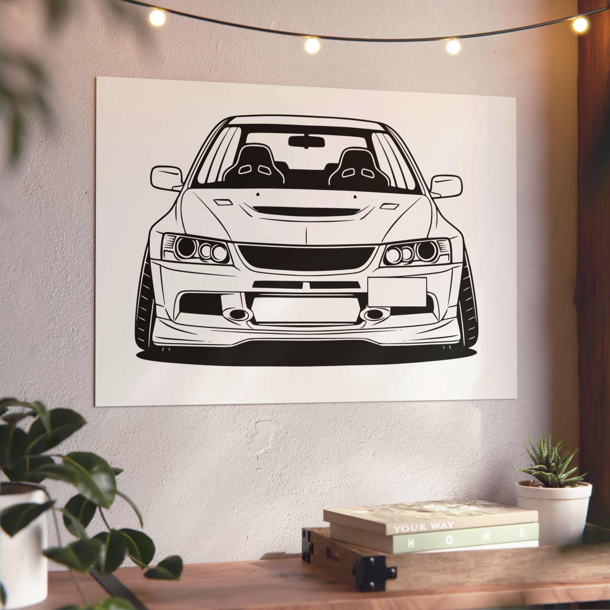 Mitsubishi Evo IX (2005-07) Metal Wall Sign