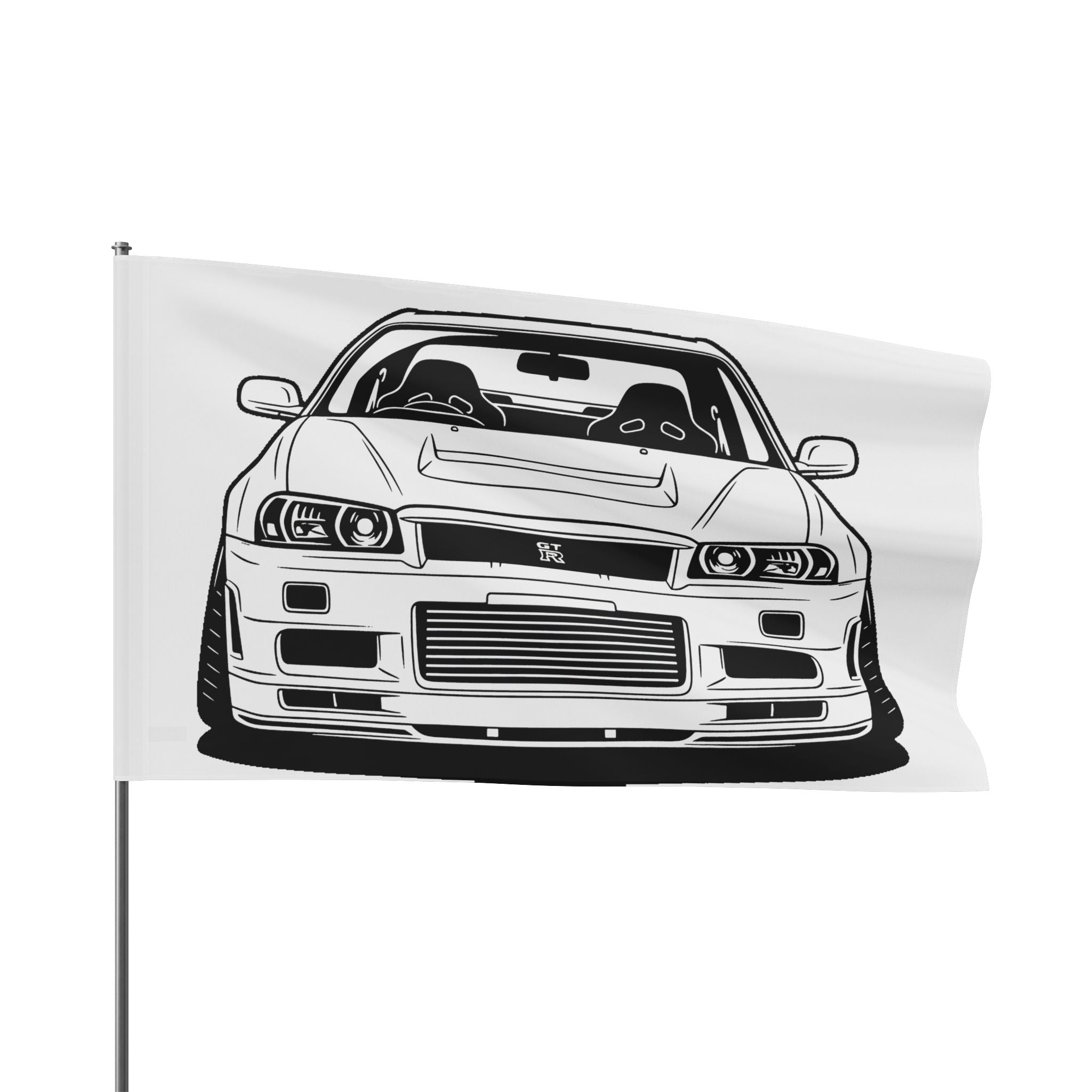 Nissan GT-R Garage Flag