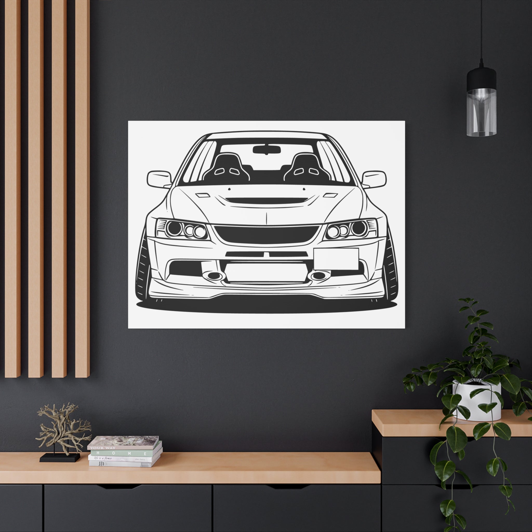 Mitsubishi Evo IX (2005-07) Canvas Wall Art