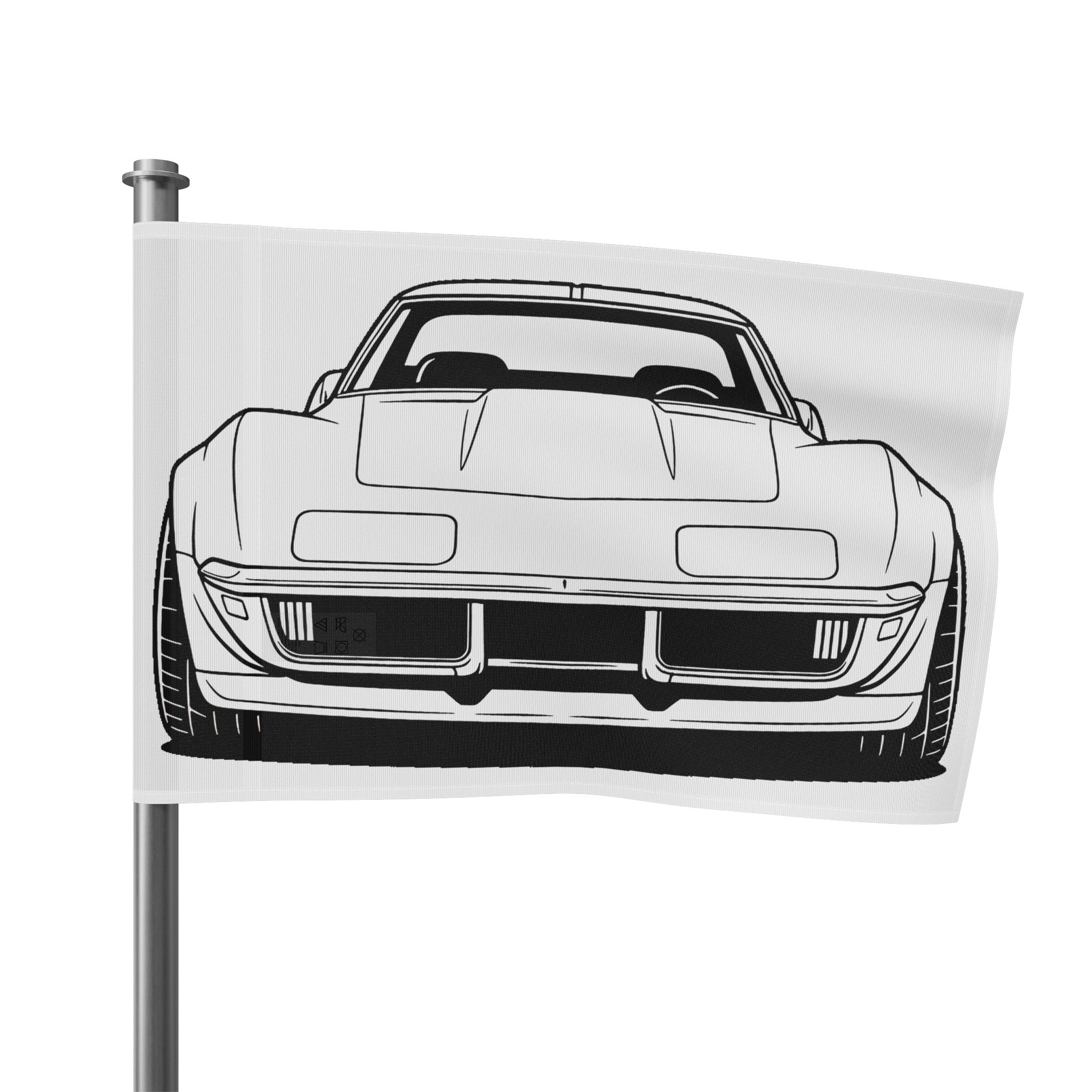 1969 Corvette Stingray C3 Garage Flag