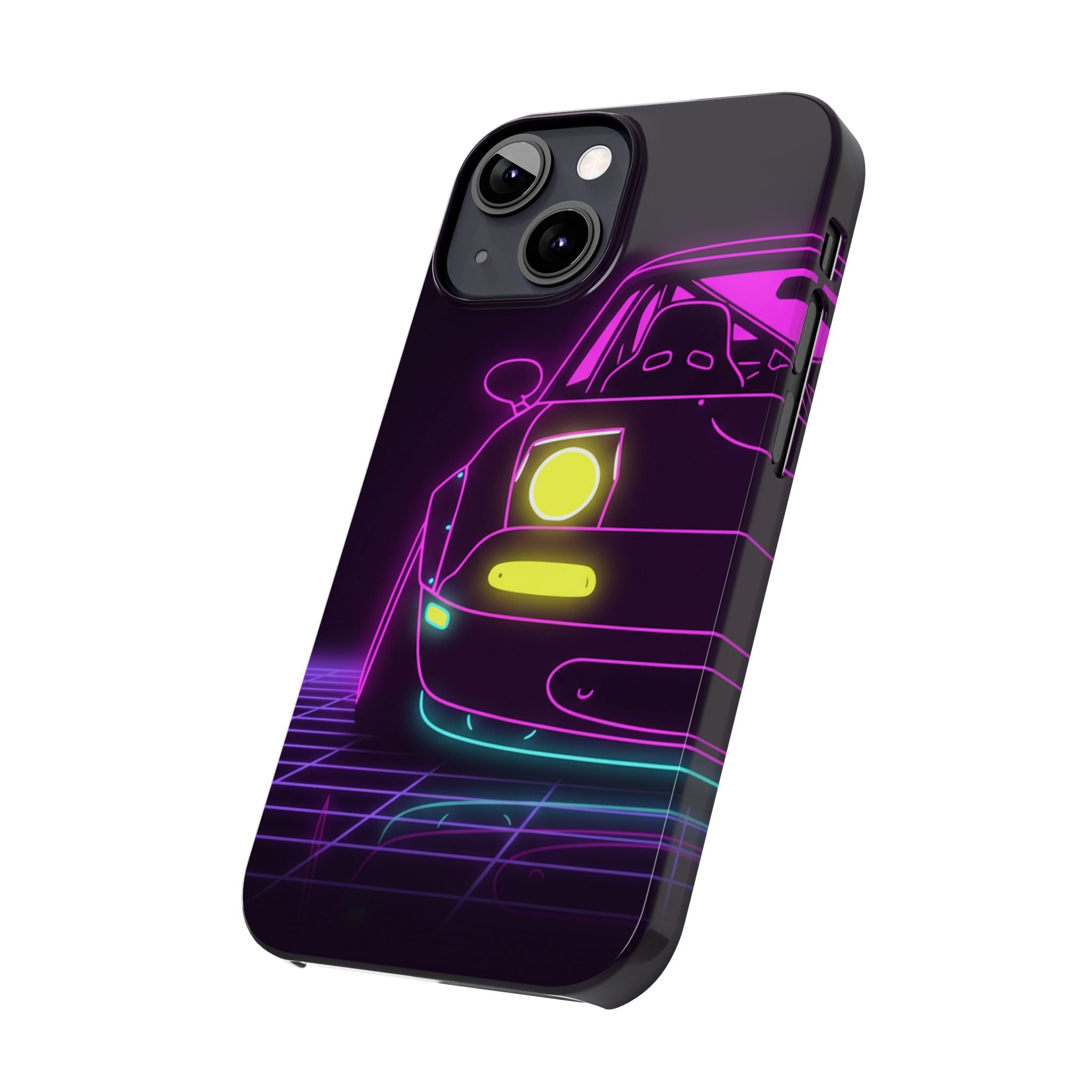 Mazda Miata NA (1989-97) Neon Synthwave Phone Case