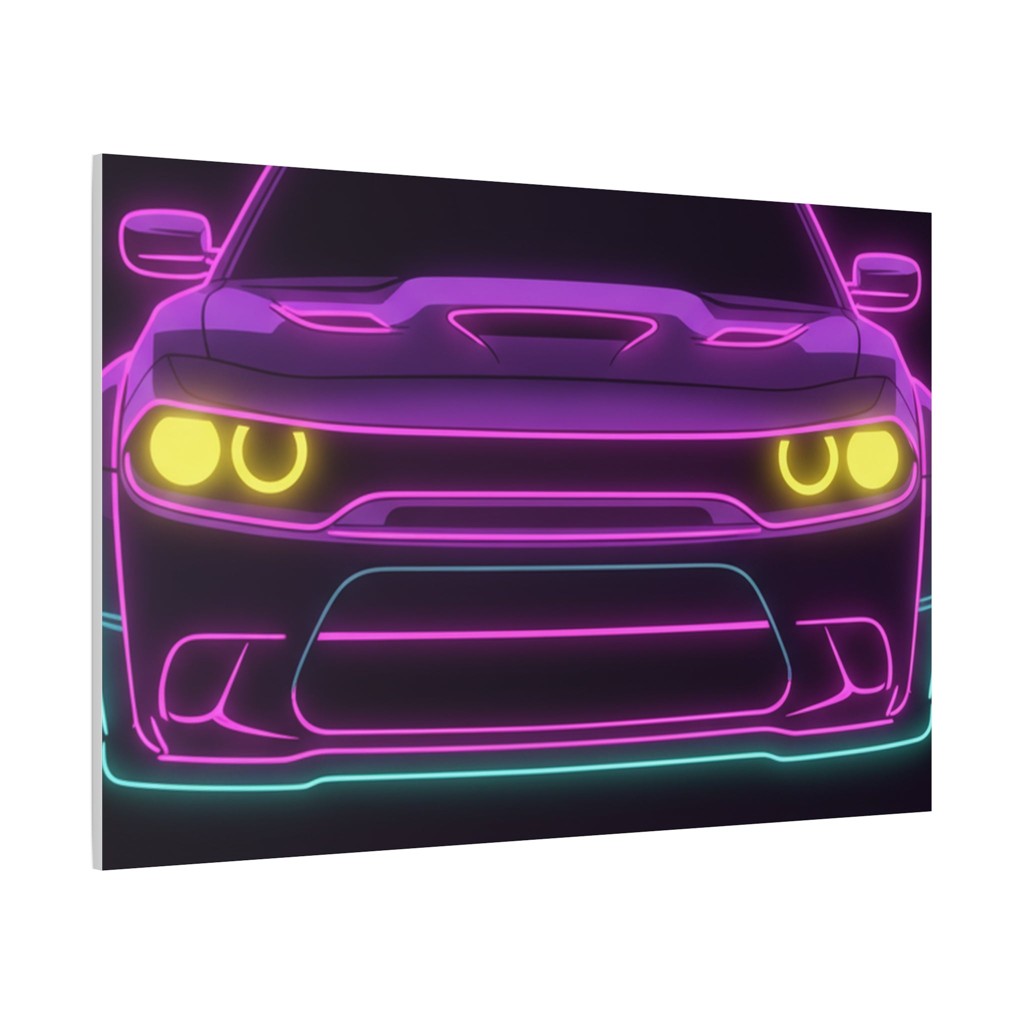 Dodge Challenger SRT Hellcat Canvas Wall Art
