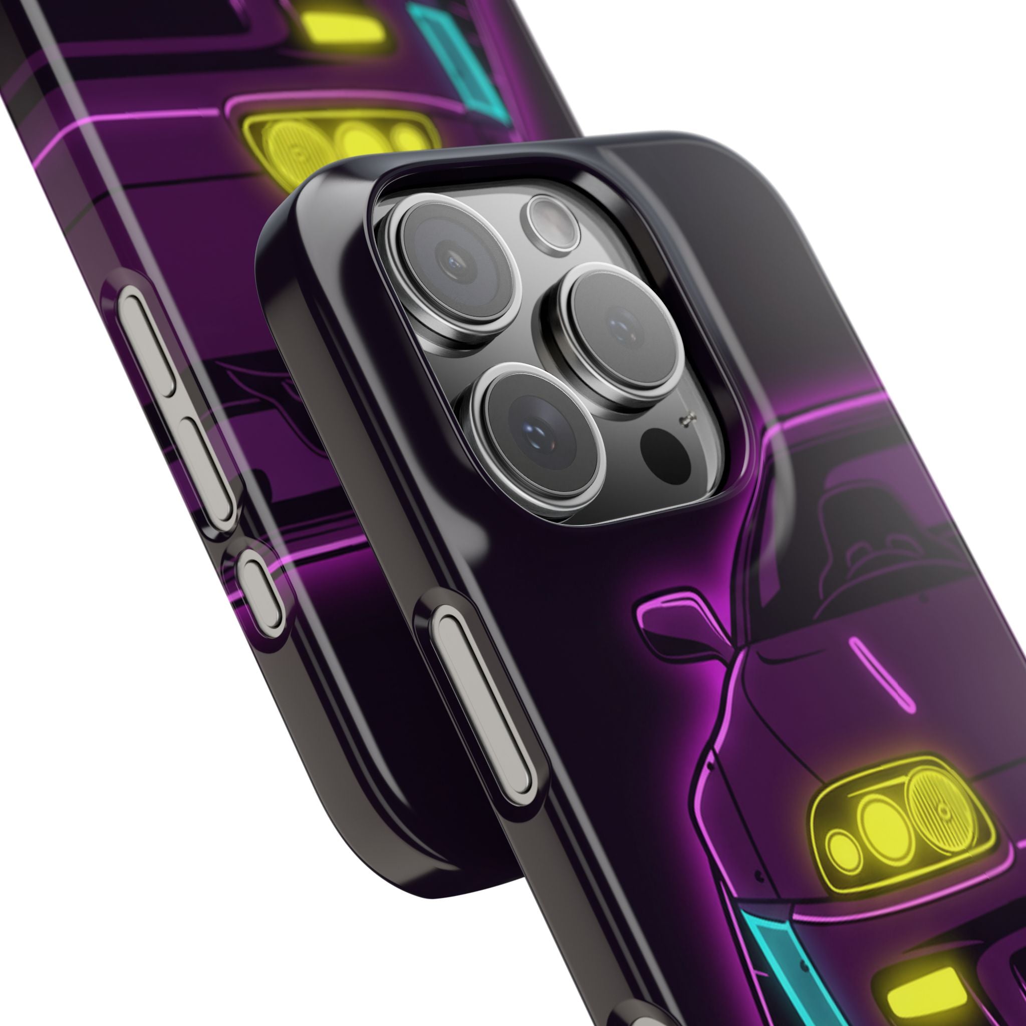 Toyota Supra MK4 Neon Synthwave Phone Case