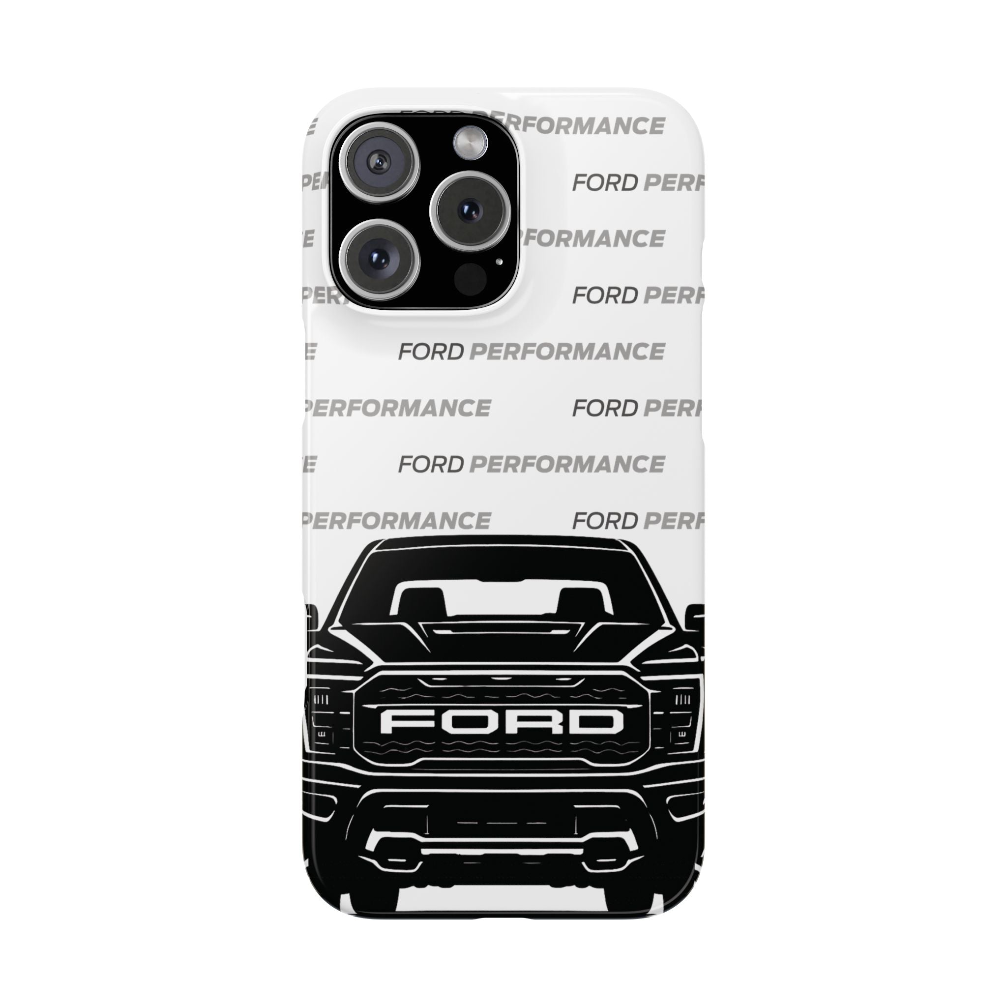 Ford Raptor (Gen 3) Slim Phone Case Greyscale