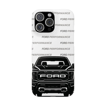 Ford Raptor (Gen 3) Slim Phone Case Greyscale