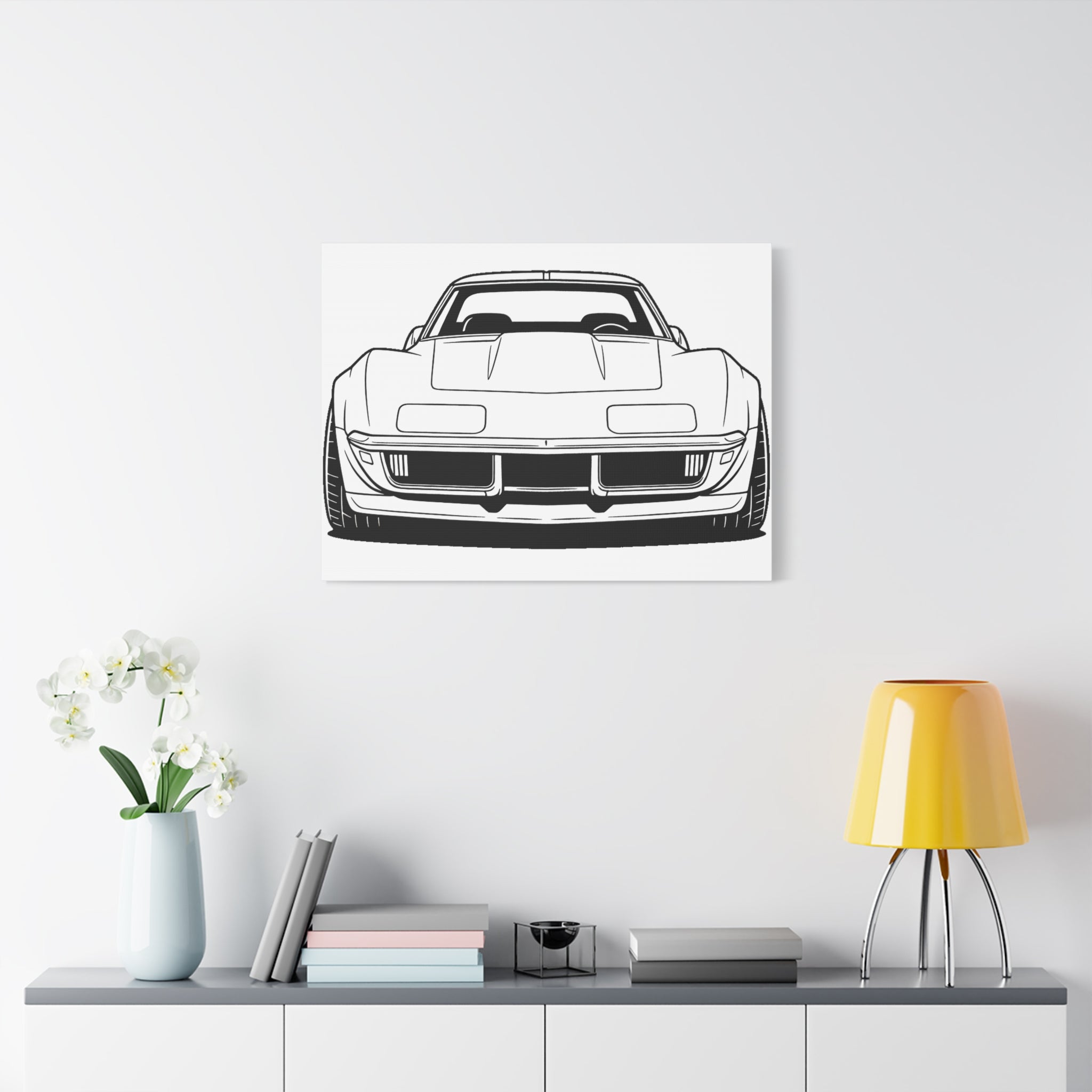 1969 Corvette Stingray C3 Canvas Wall Art