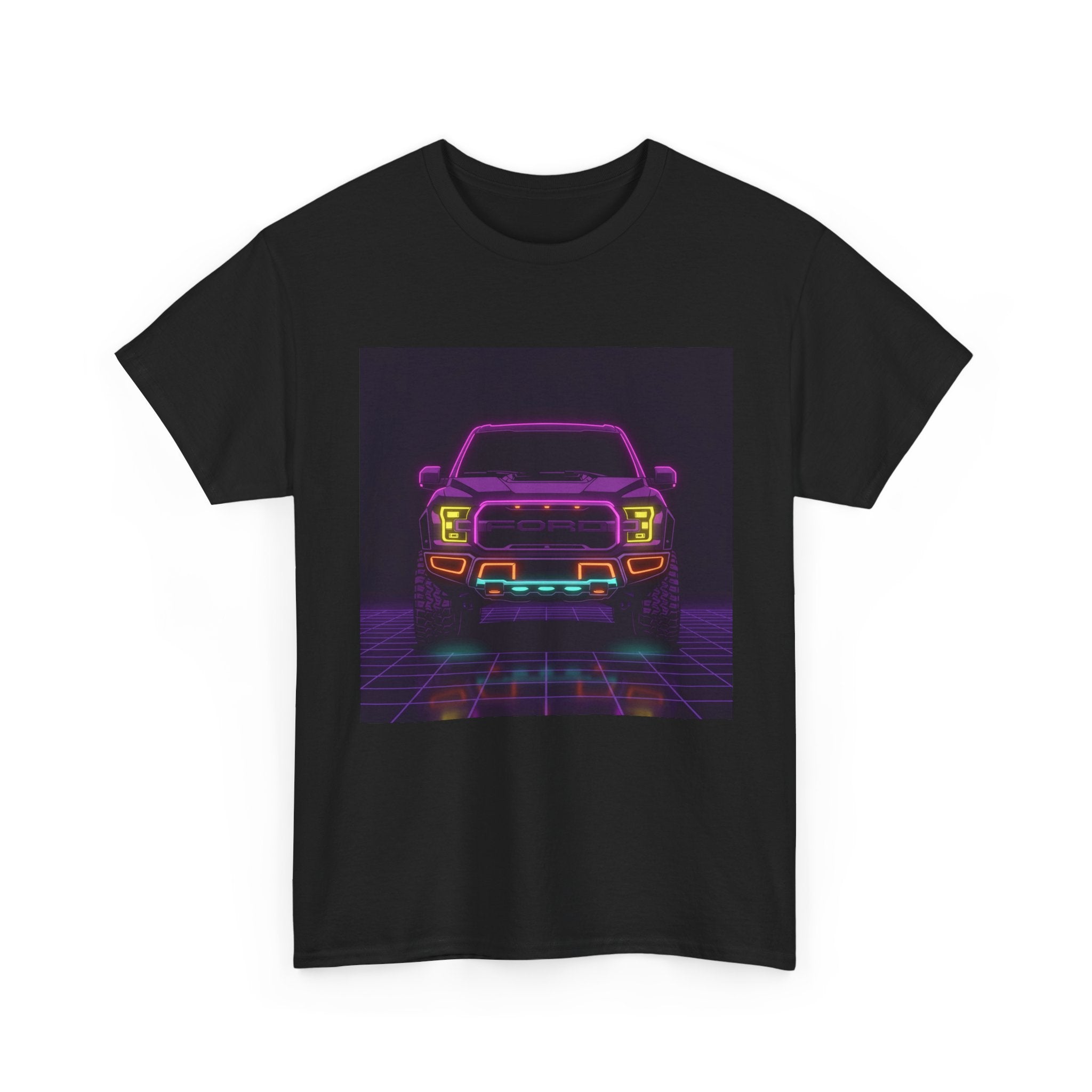 Ford F-150 Raptor Gen 2 Neon Synthwave Unisex Tee