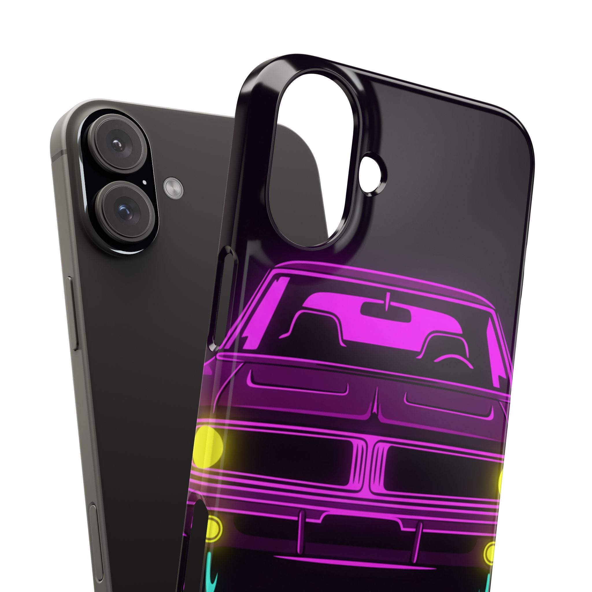 Dodge Charger R/T (1968-70) Resto-Mod Neon Synthwave Phone Case