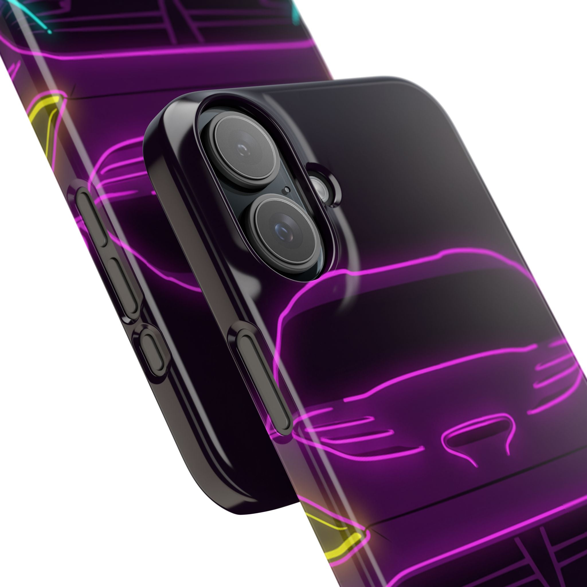 Dodge Viper (1992-17) Neon Synthwave Phone Case