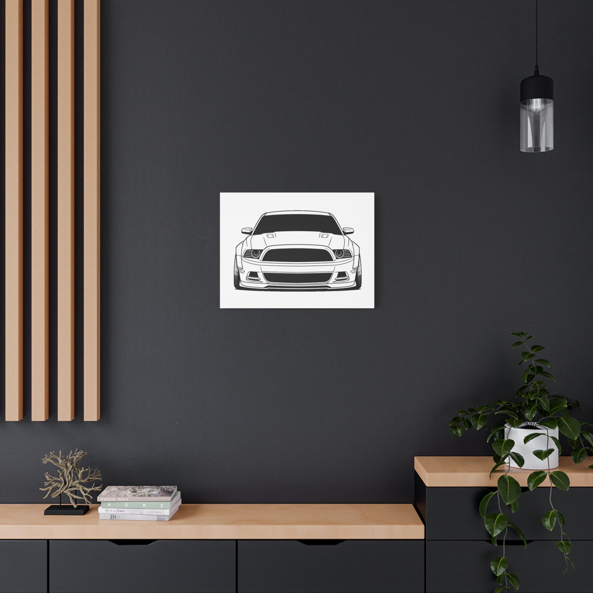 Ford Mustang GT (S197) Canvas Wall Art