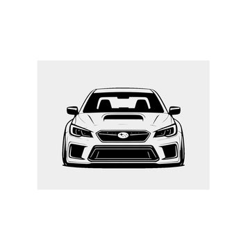 Subaru WRX STI Metal Wall Sign