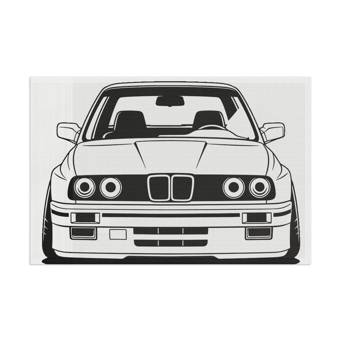 BMW E30 Garage Flag